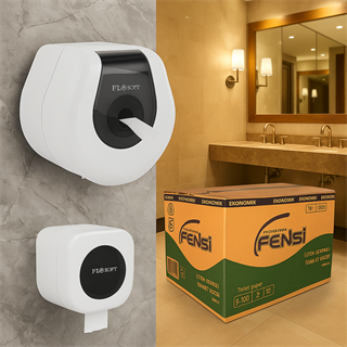 Fensi Mini Cimri Kutulu İçten Çekmeli Tuvalet Kağıdı 12 Rulo