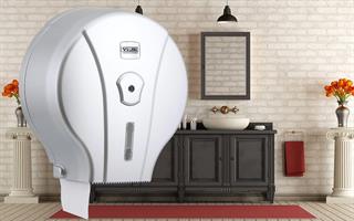 Vialli Mini Jumbo Tuvalet Kağıdı Dispenseri Metalik MJ1M 