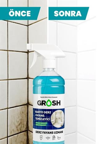 Grosh Banyo Derz Fayans Temizleyici Sprey 1000ml 