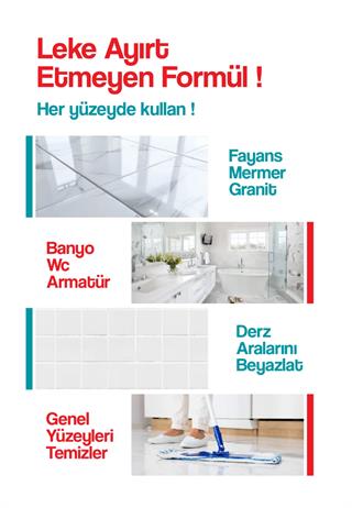 Grosh Banyo Derz Fayans Temizleyici Sprey 1000ml 