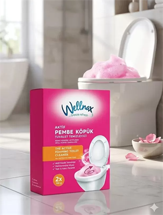 Wellnax Aktif Pembe Köpük WC Temizleyici – BLK-442