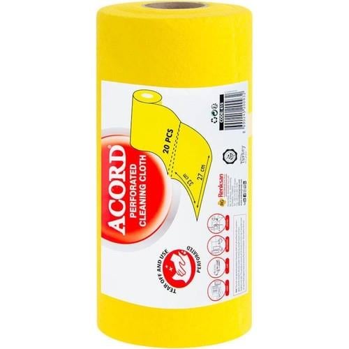 Acord Perforeli Temizlik Bezi 33X27 cm 20 Yaprak Rulo