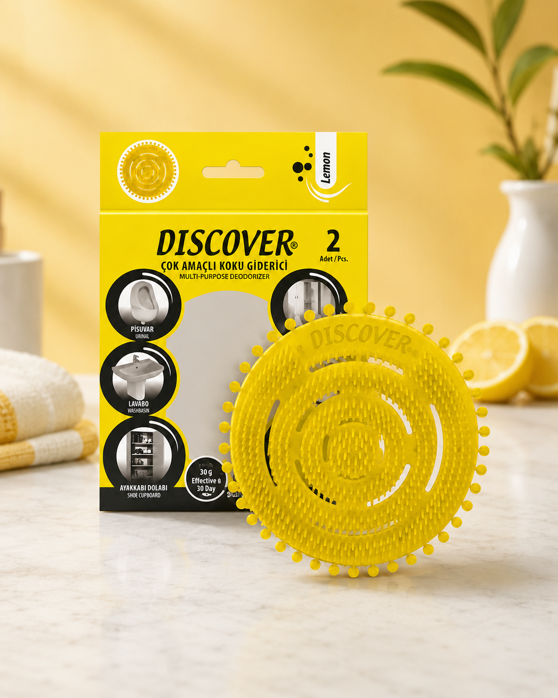 Çok Amaçlı Koku Giderici Pisuvar Plastiği 2'li | Kalıcı Ferahlık ve Koku Kontrolü I Temizlik Kimyasalları I Beyond HijyenDiscoverDiscover Çok Amaçlı Koku Giderici Pisuvar Plastiği 2'li