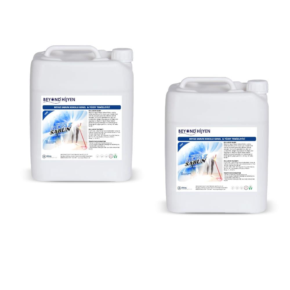 Beyond Hijyen Beyaz Sabun Parfümlü Yüzey Temizleyici 5 Lt x 2'li Set