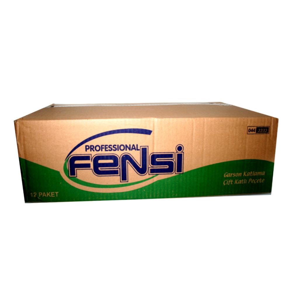 Fensi Garson Katlama Peçete 33X33 (1 Koli 12 Adet 100'LÜ)