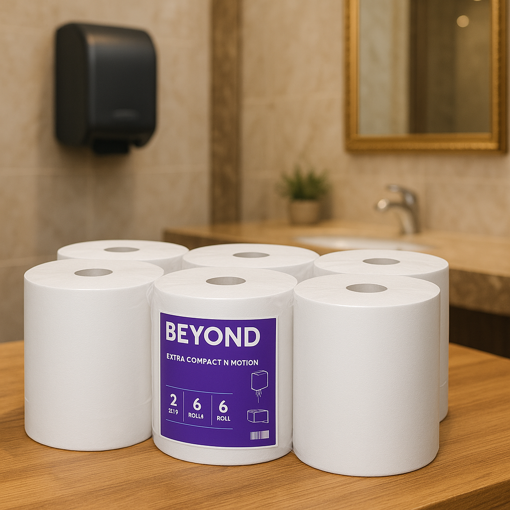 Beyond Profesyonel Hareketli Çift Katlı Kağıt Havlu 21 cm 50 mt 6 Adet  I Kağıt Havlular I Beyond HijyenBeyondBeyond Profesyonel Hareketli Çift Katlı Kağıt Havlu 21 cm 50 mt 6 Adet 