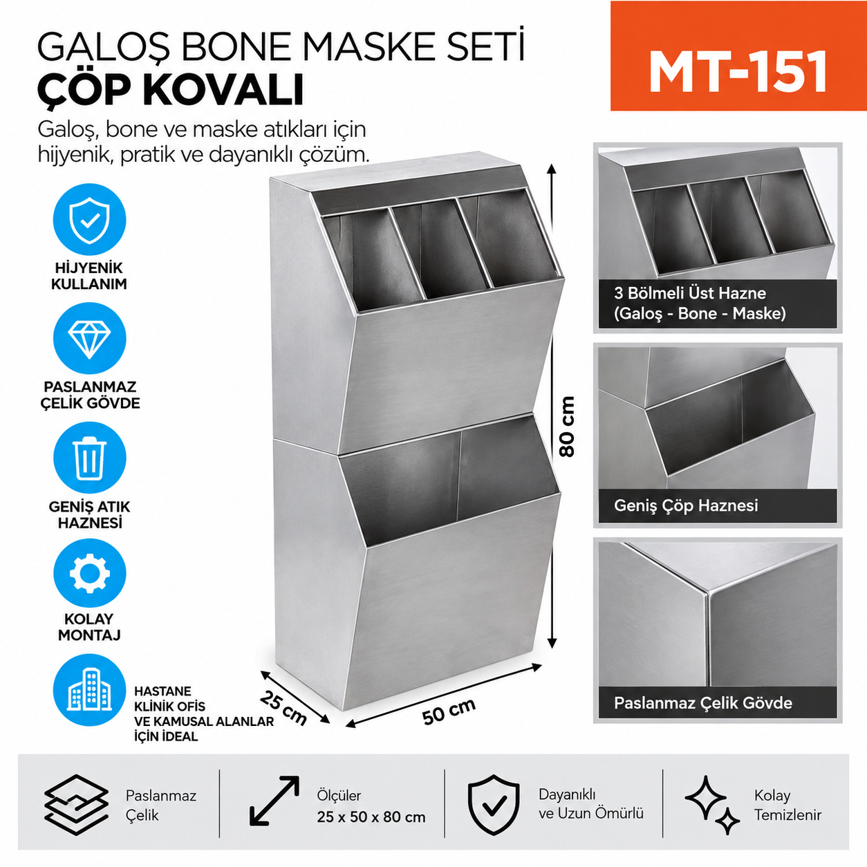 Galoş Bone Maske Seti Çöp Kovalı (7426)(3366) | Beyond HijyenBeyond HijyenGaloş Bone Maske Seti Çöp Kovalı (7426)(3366)