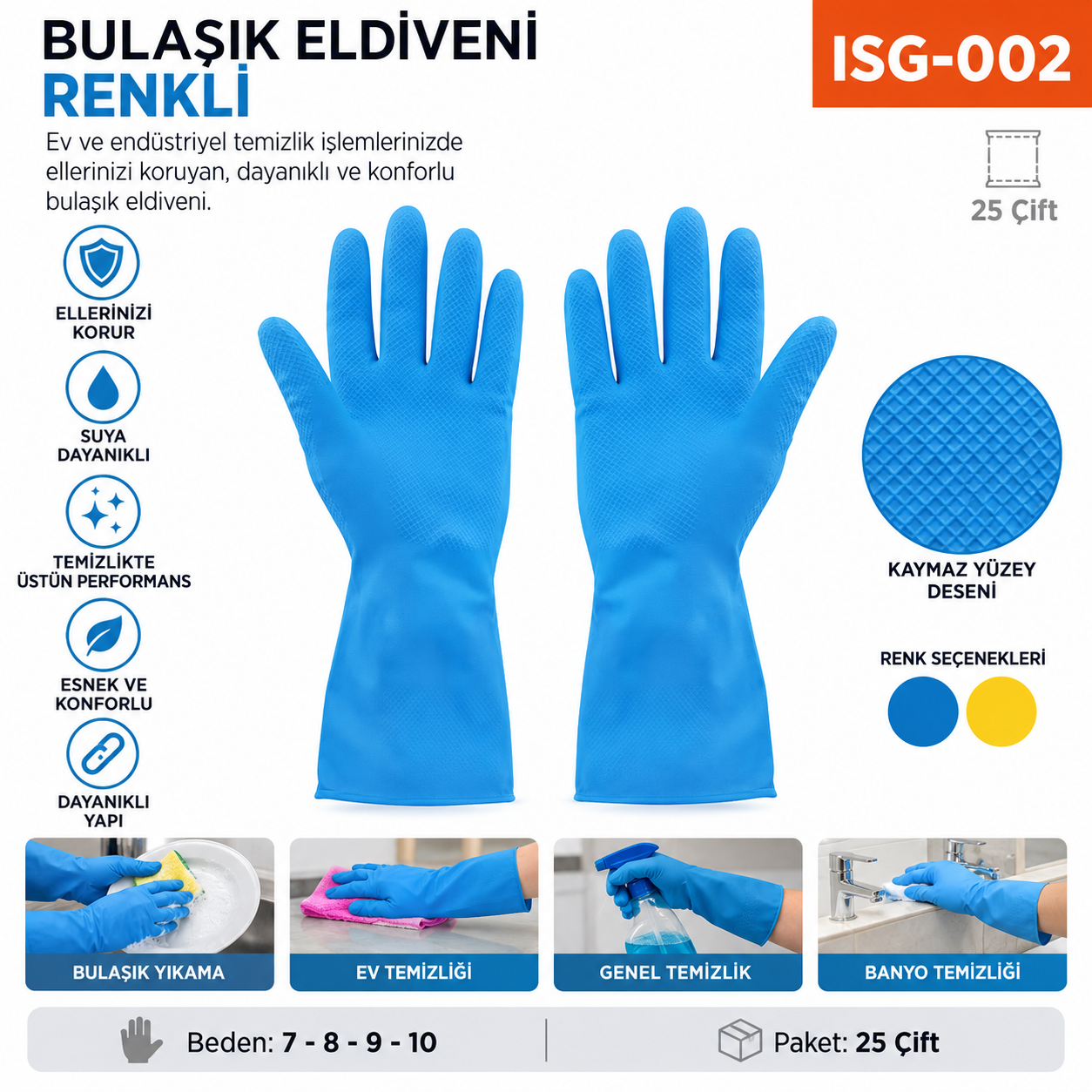 Bulaşık Eldiveni Renkli | Beyond HijyenBeyond HijyenBulaşık Eldiveni Renkli