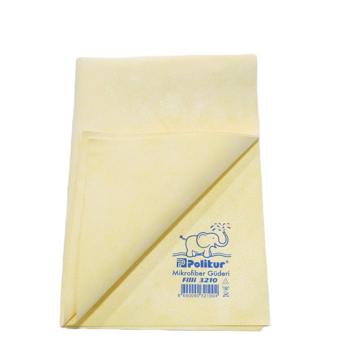 Polikur Mikrofiber Güderi Kurulama Bezi (Filli) 3210 - 50cmx70cm