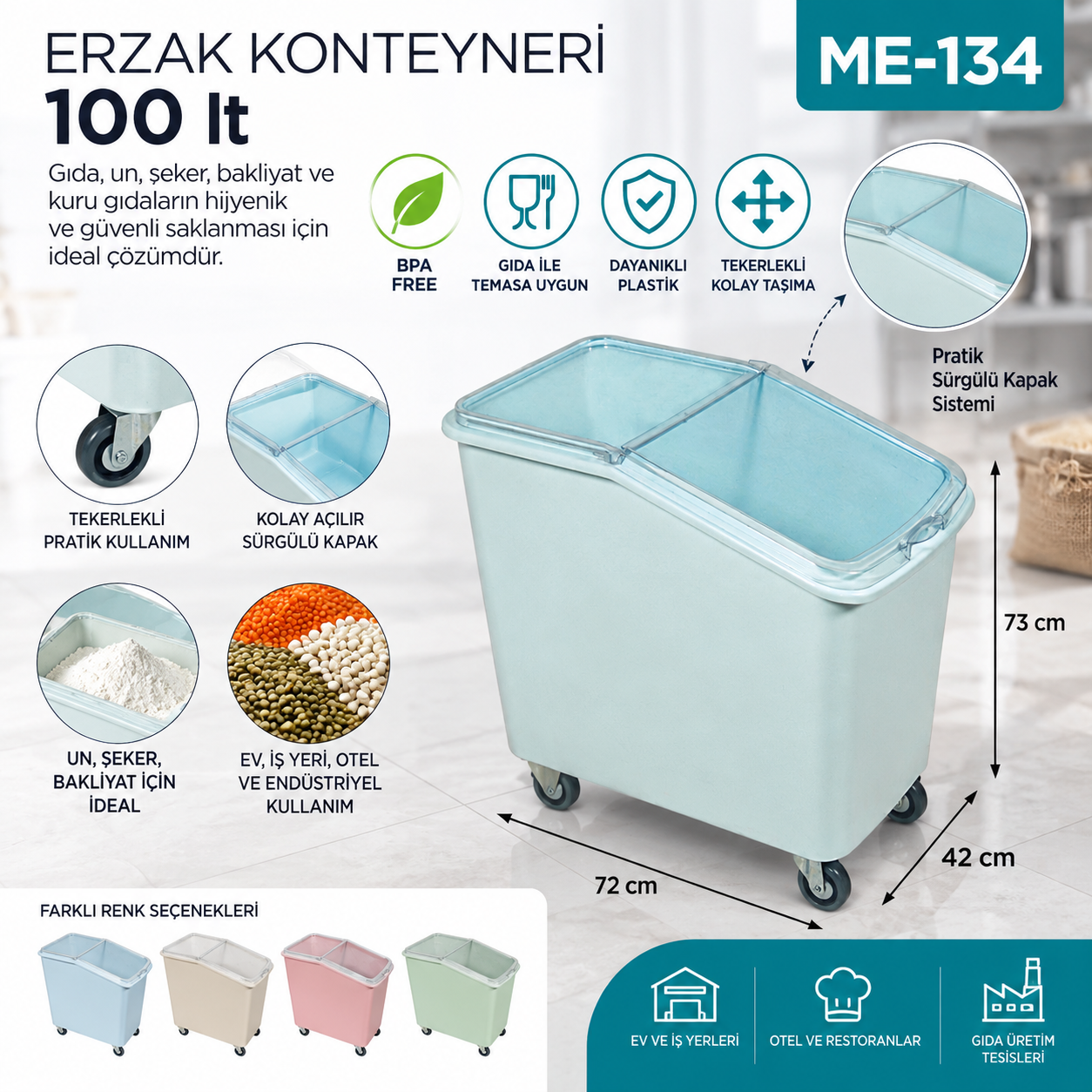 Erzak Konteyneri 100 LT (3450) | Beyond HijyenBeyond HijyenErzak Konteyneri 100 LT (3450)