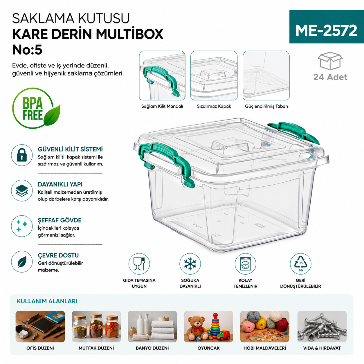 Saklama Kutusu Kare Derin M.Box No:5 (6 LT) (E-624) | Beyond HijyenBeyond HijyenSaklama Kutusu Kare Derin M.Box No:5 (6 LT) (E-624)