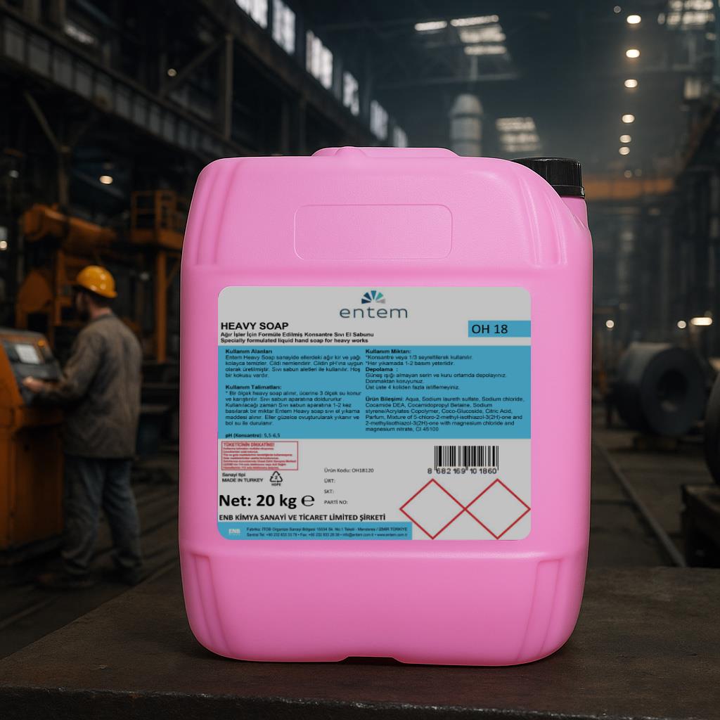 Entem Heavy Soap 20 Lt Ağır Kir Yağ Çözücü Sıvı Sabun I Temizlik Kimyasalları I Beyond HijyenEntemEntem Heavy Soap 20 Lt Ağır Kir Yağ Çözücü Sıvı Sabun