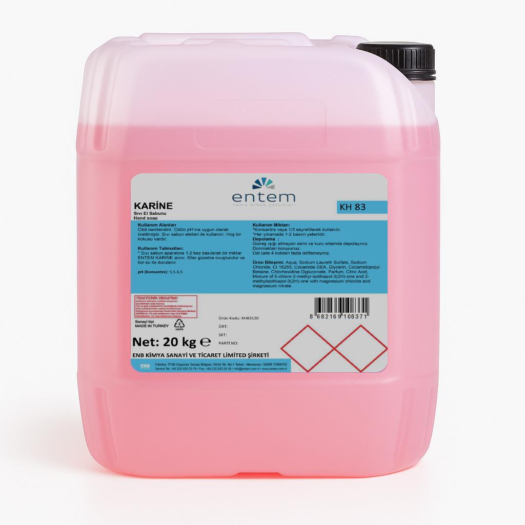 Entem Karine Konsantre 20 Lt Sıvı Sabun I Temizlik Kimyasalları I Beyond HijyenEntemEntem Karine 20 Lt Konsantre Antiseptik Sıvı Sabun