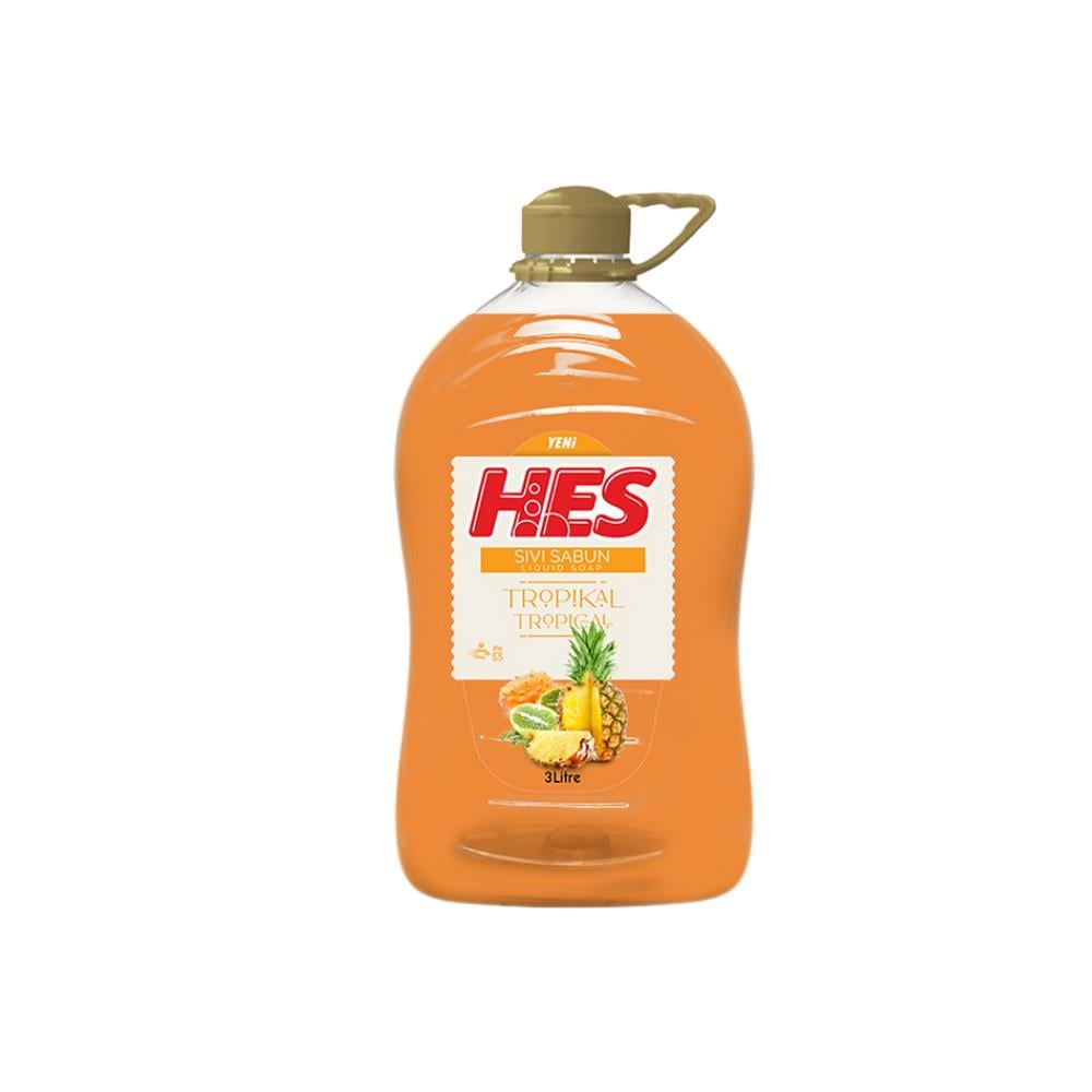 Hes Sıvı El Sabunu Tropikal 3000 ml | Beyond Hijyen | Temizlik Kimyasalları | Sıvı SabunlarHesHes Sıvı El Sabunu Tropikal 3000 ml