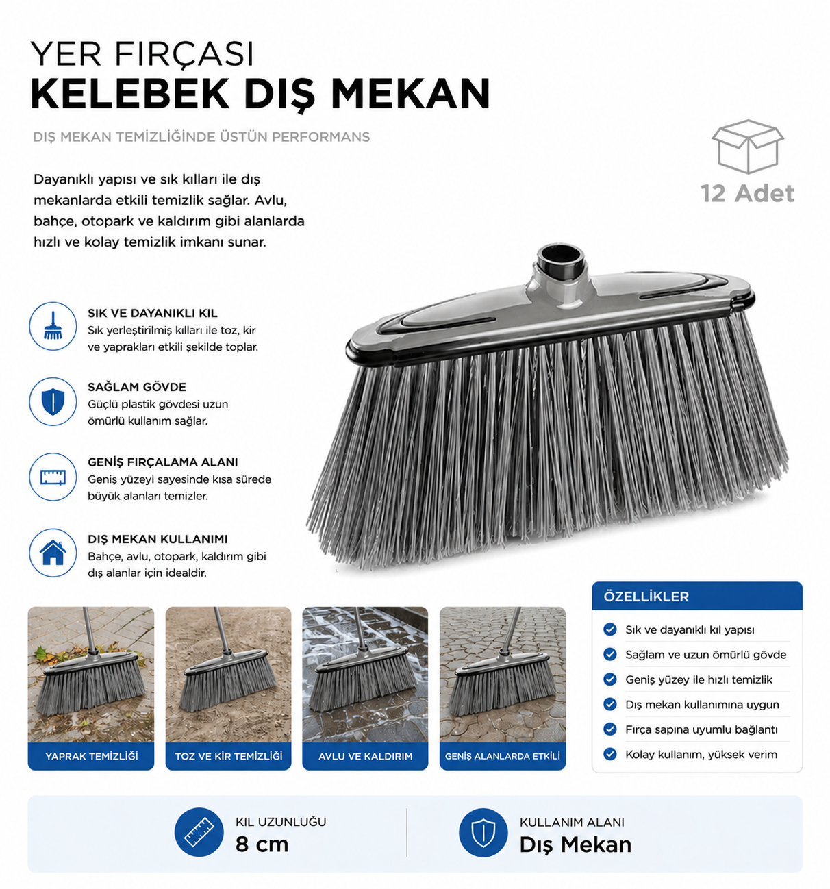 Yer Fırçası Kelebek Dış Mekan (TP 516) | Beyond HijyenBeyond HijyenYer Fırçası Kelebek Dış Mekan (TP 516)