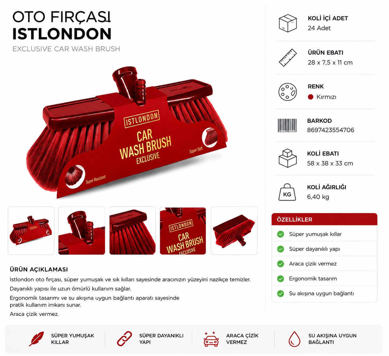 Oto Fırçası Istlondon | Yer ve Oto Fırçaları | Beyond HijyenBeyond HijyenOto Fırçası Istlondon