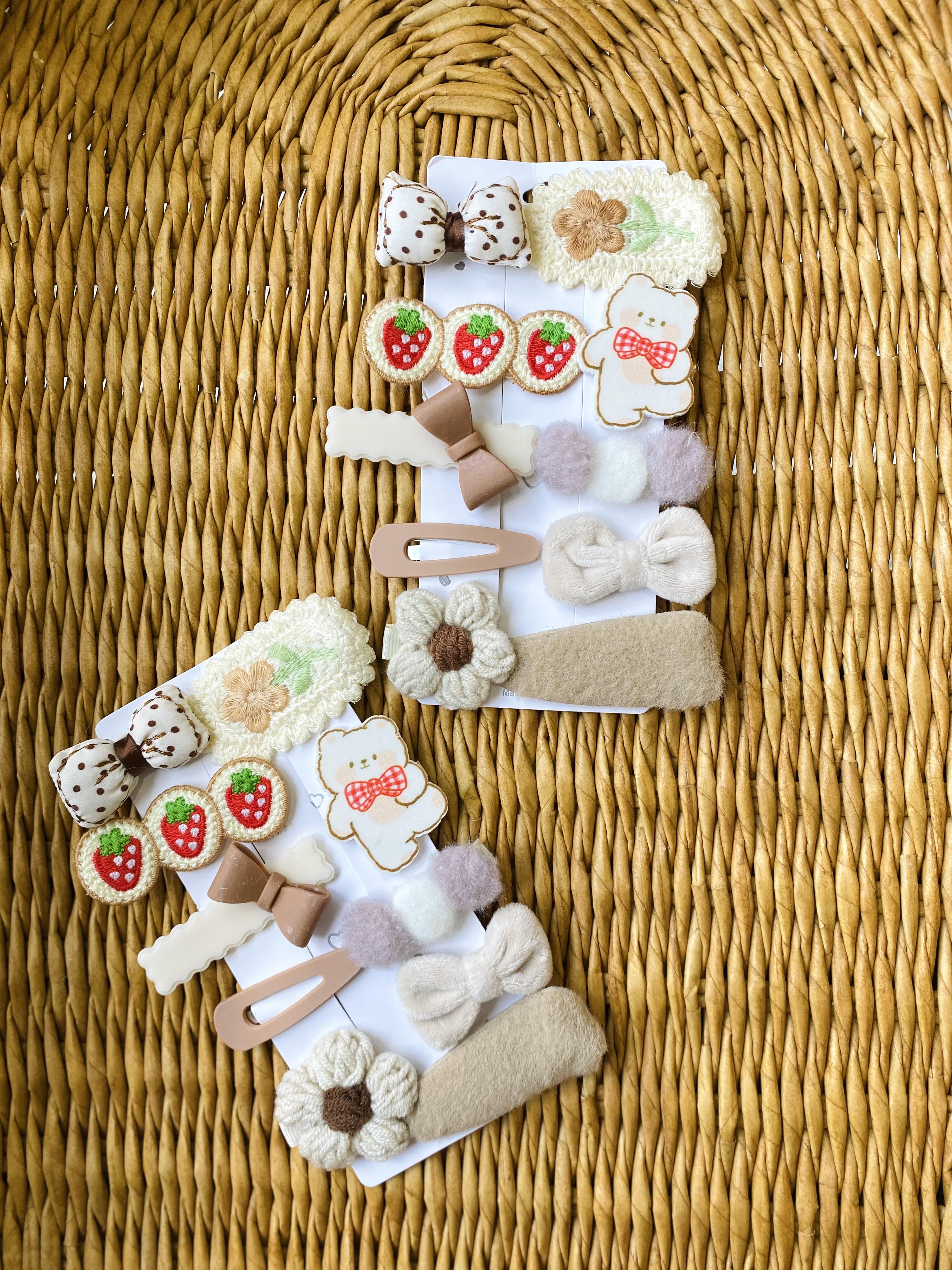 10'lu Krem Temalı Toka Set