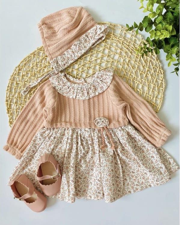 Avril Triko 3lü Elbise Set