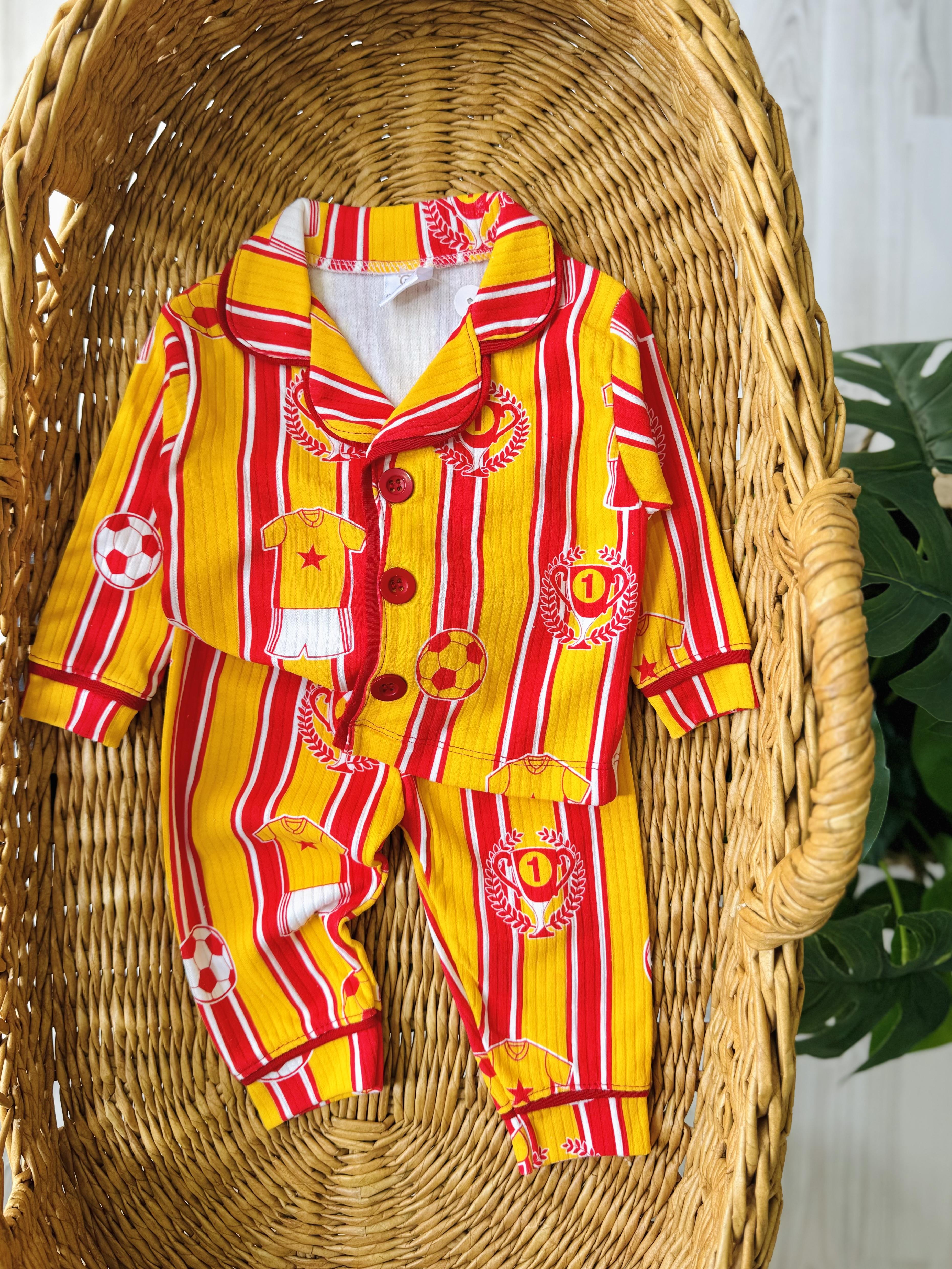 Galatasaray Düğmeli Pijama Takımı