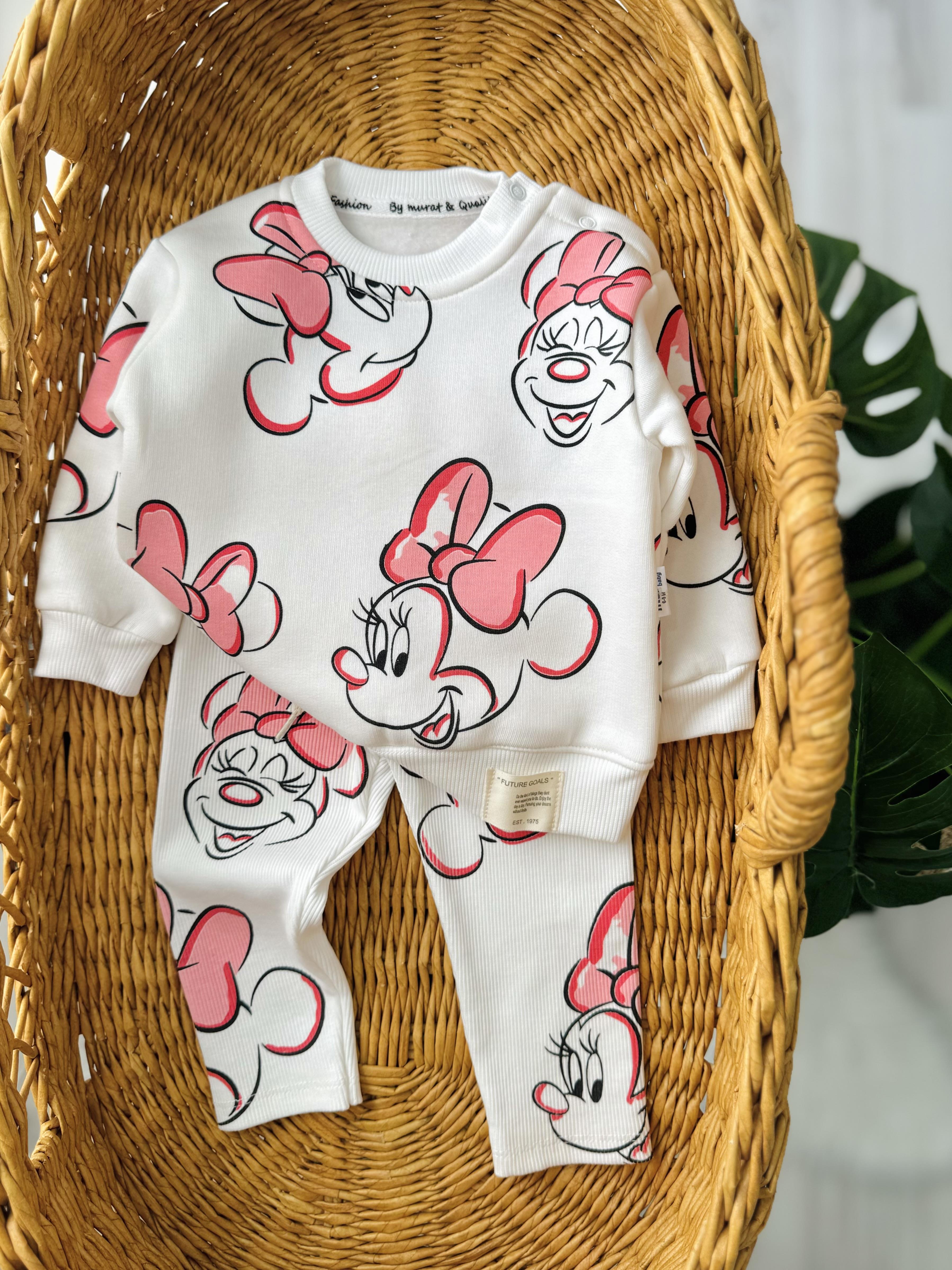 Minnie Şardonlu Taytlı Takım