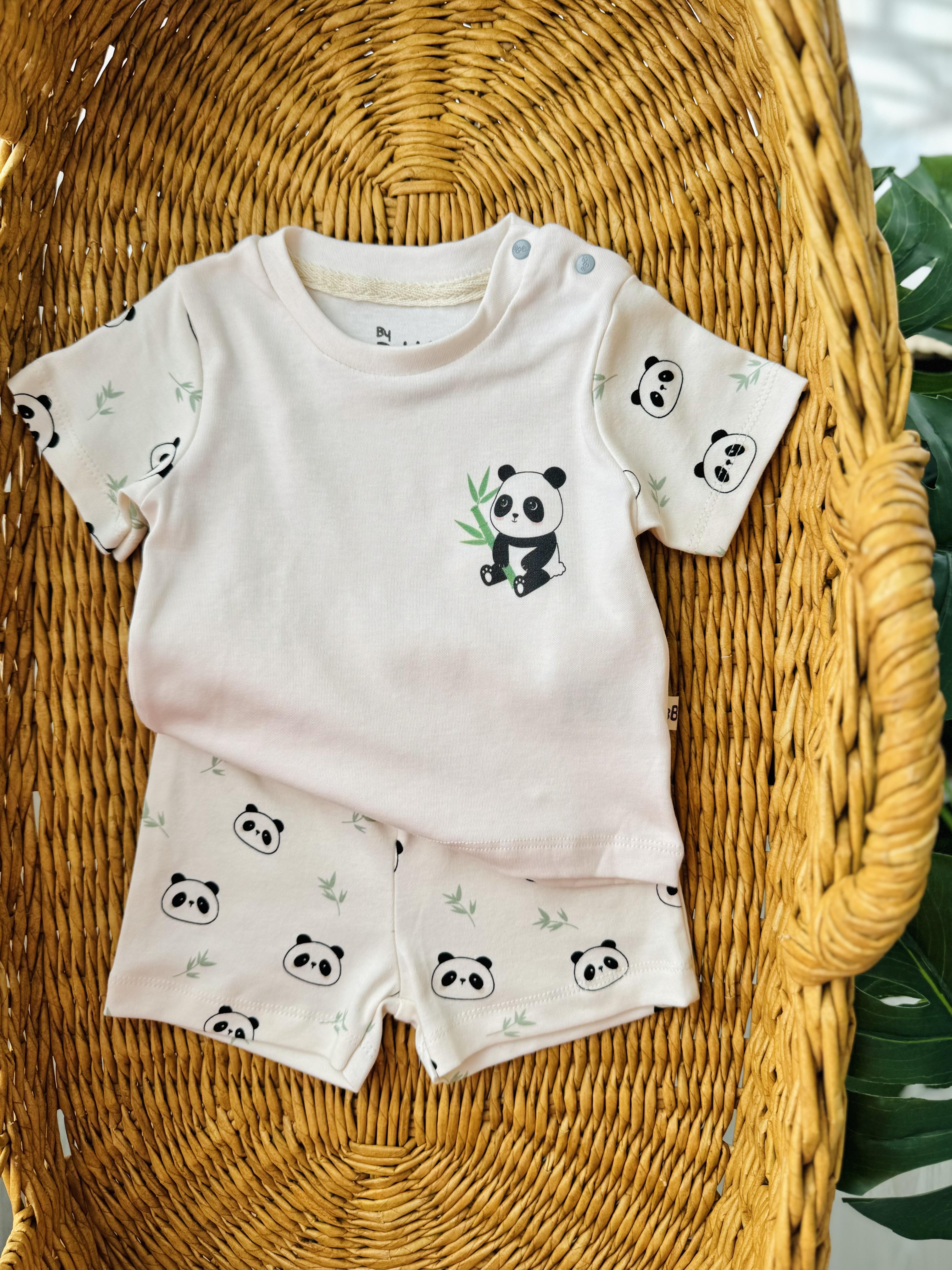Panda Şortlu Penye Takım