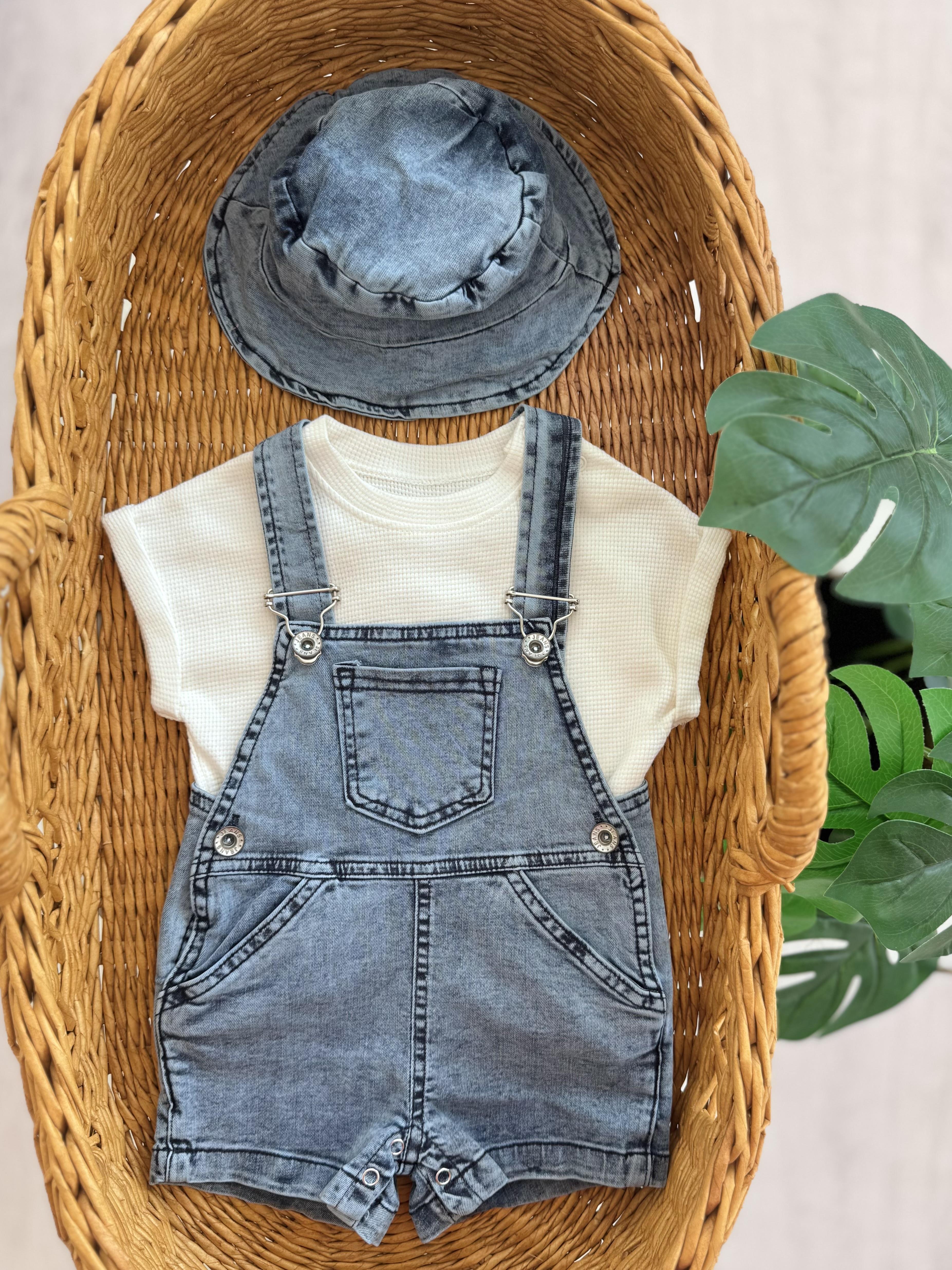 Remy Denim Şapkalı Salopet