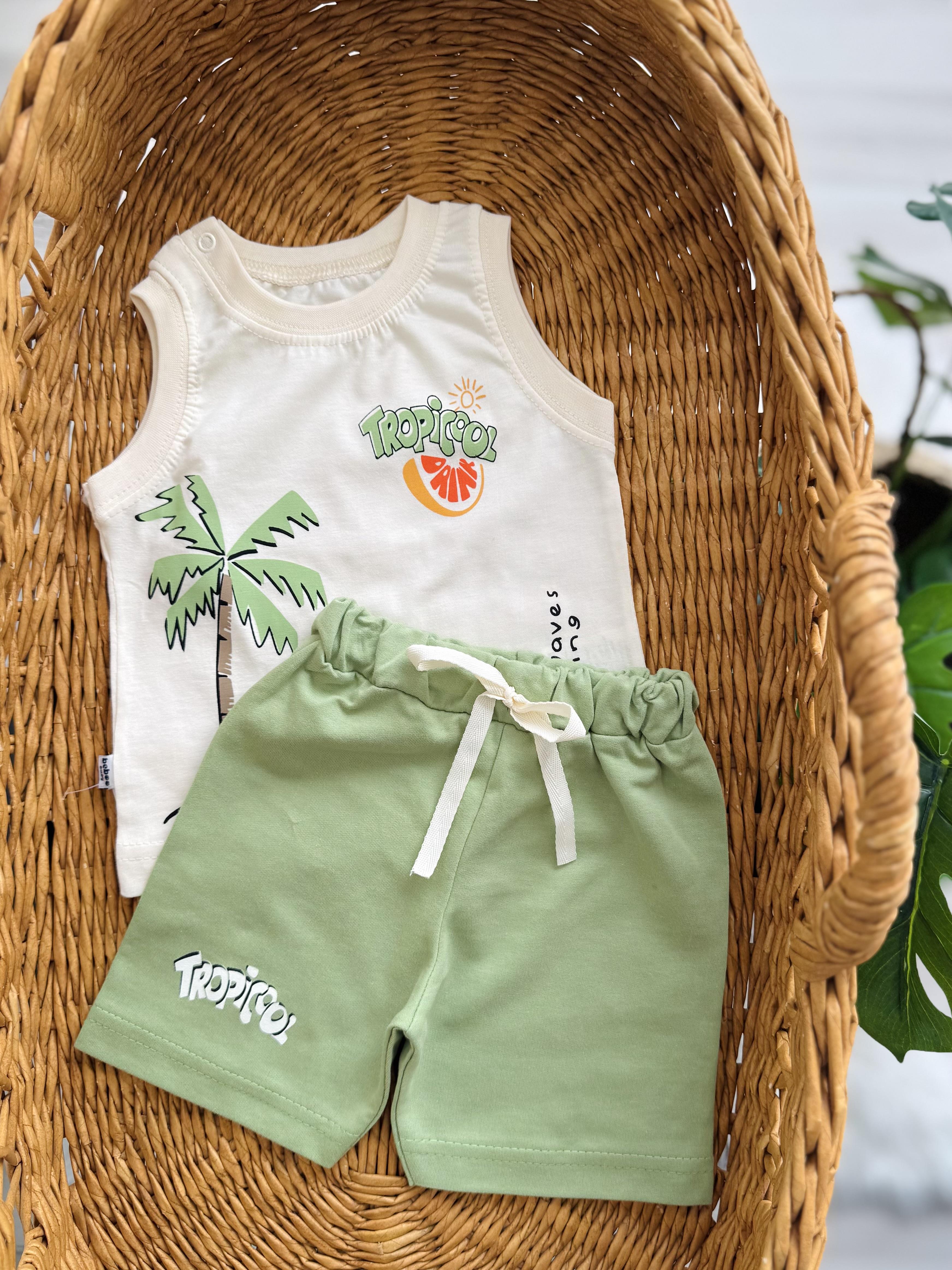 Tropicool Askılı Şortlu Takım