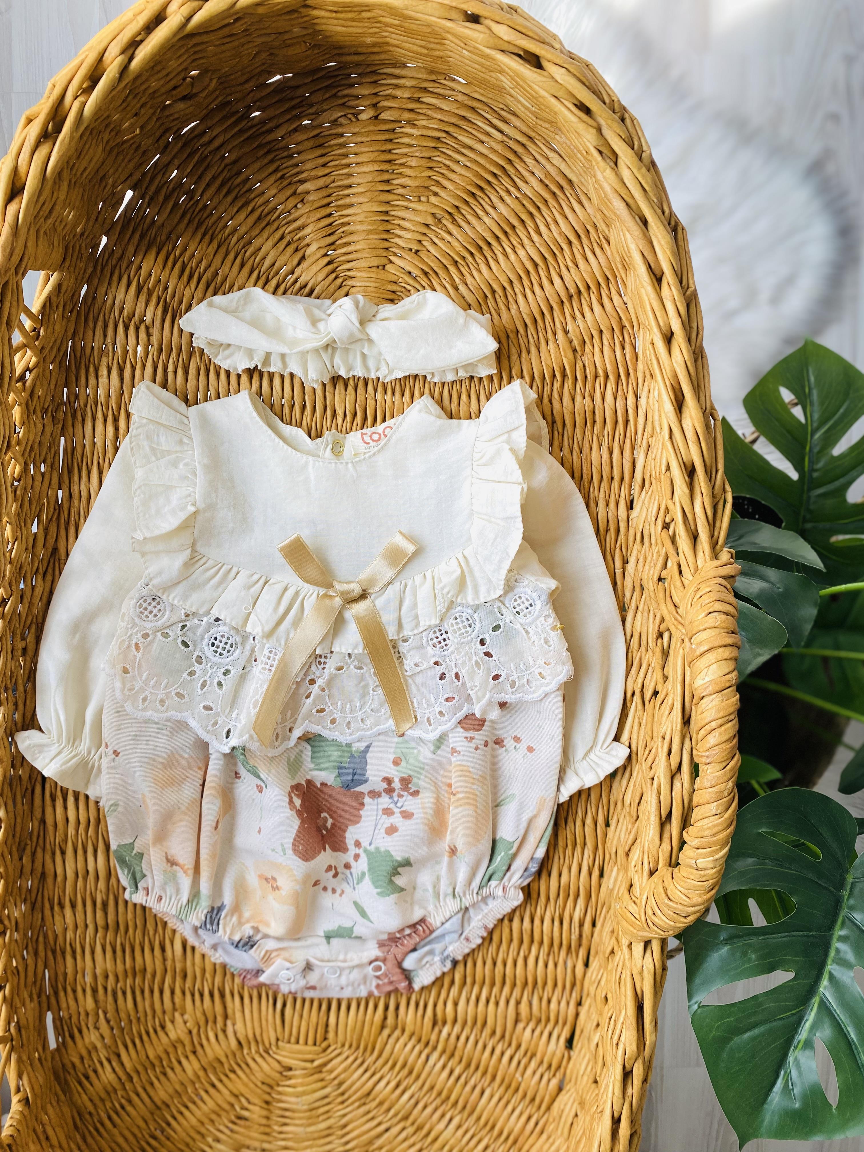 Vintage Mila Kahverengi Romper