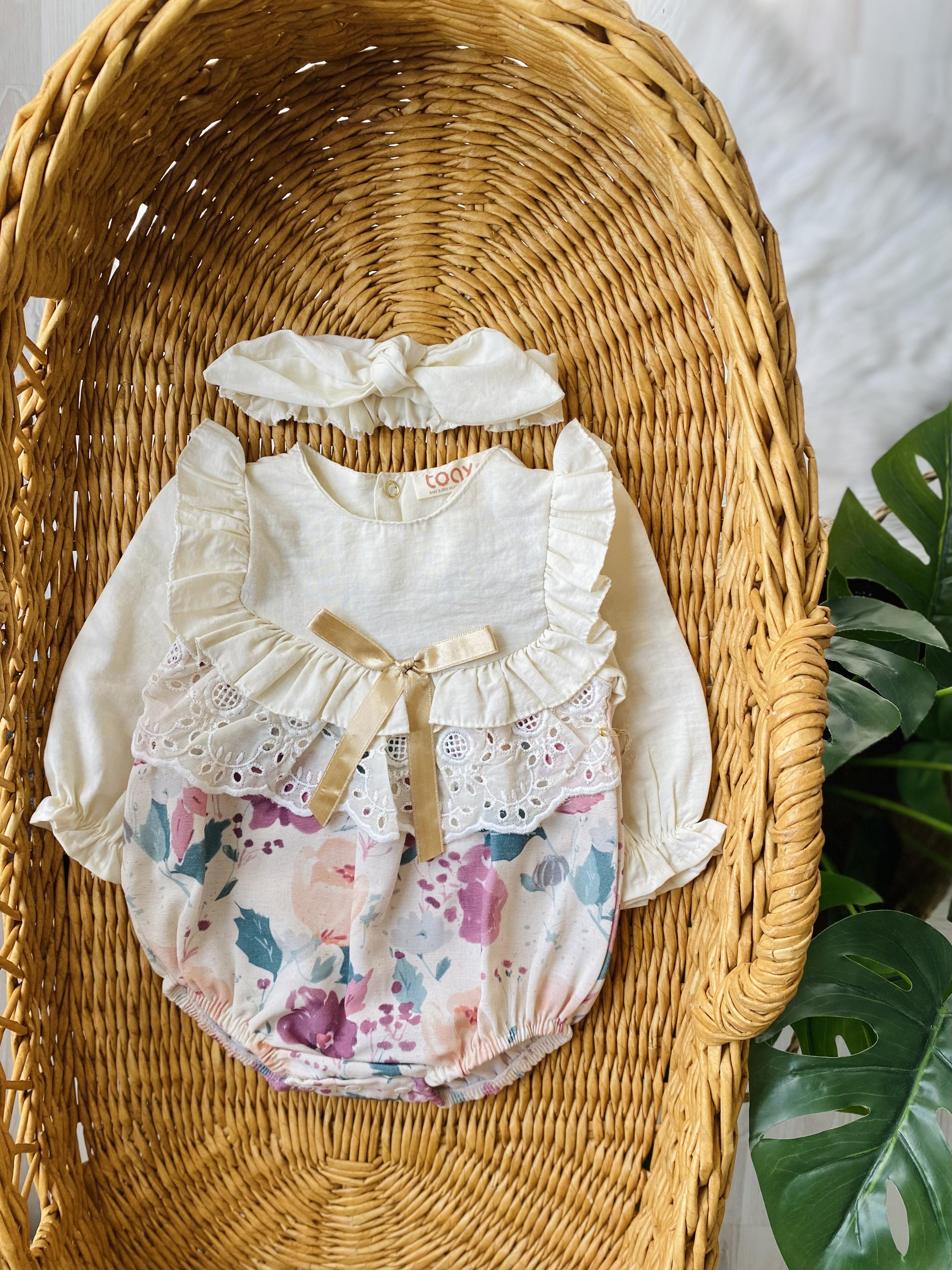 Vintage Mila Pembe Romper