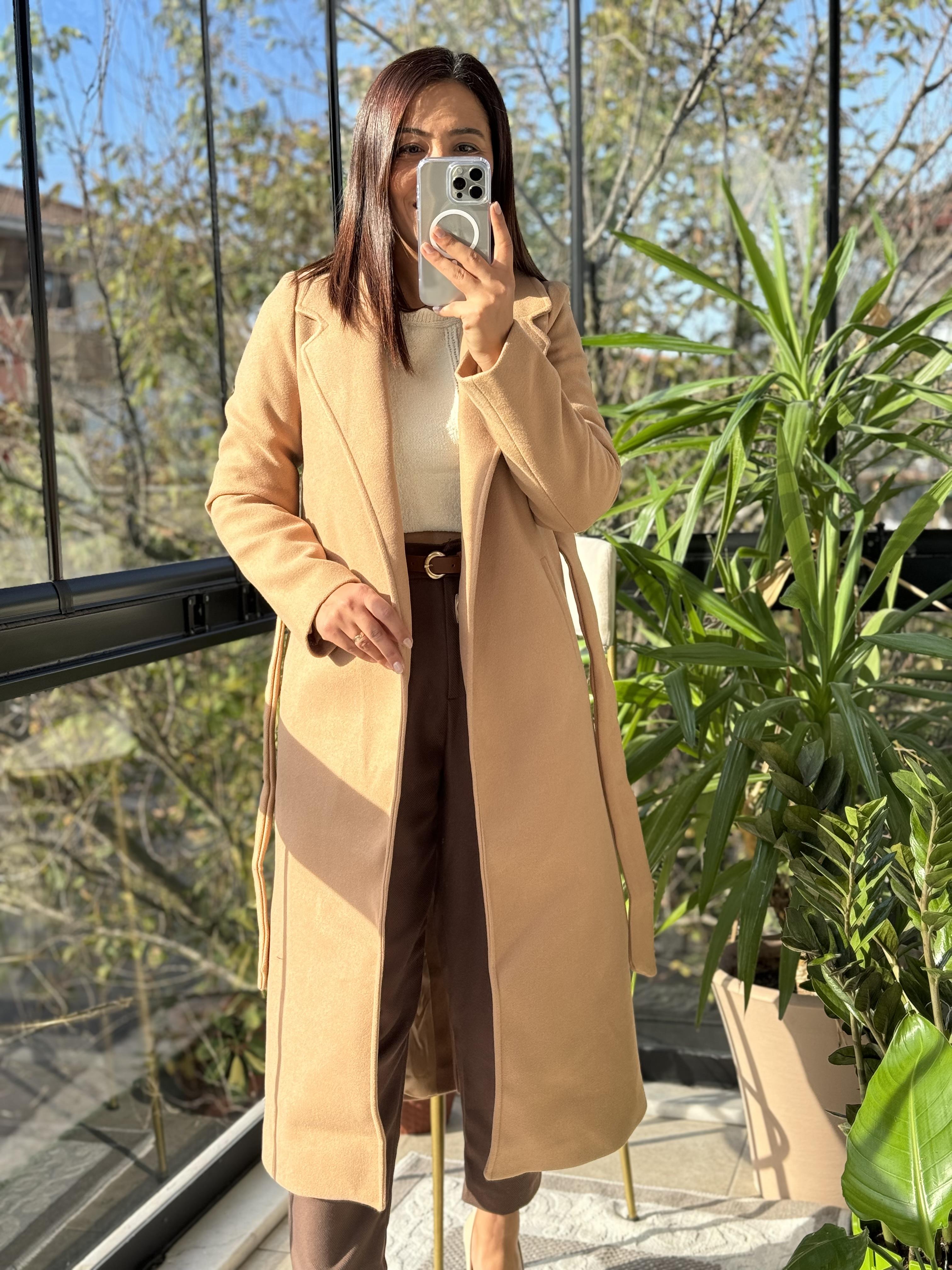  Bornoz Model Keçe Kaban Kahve