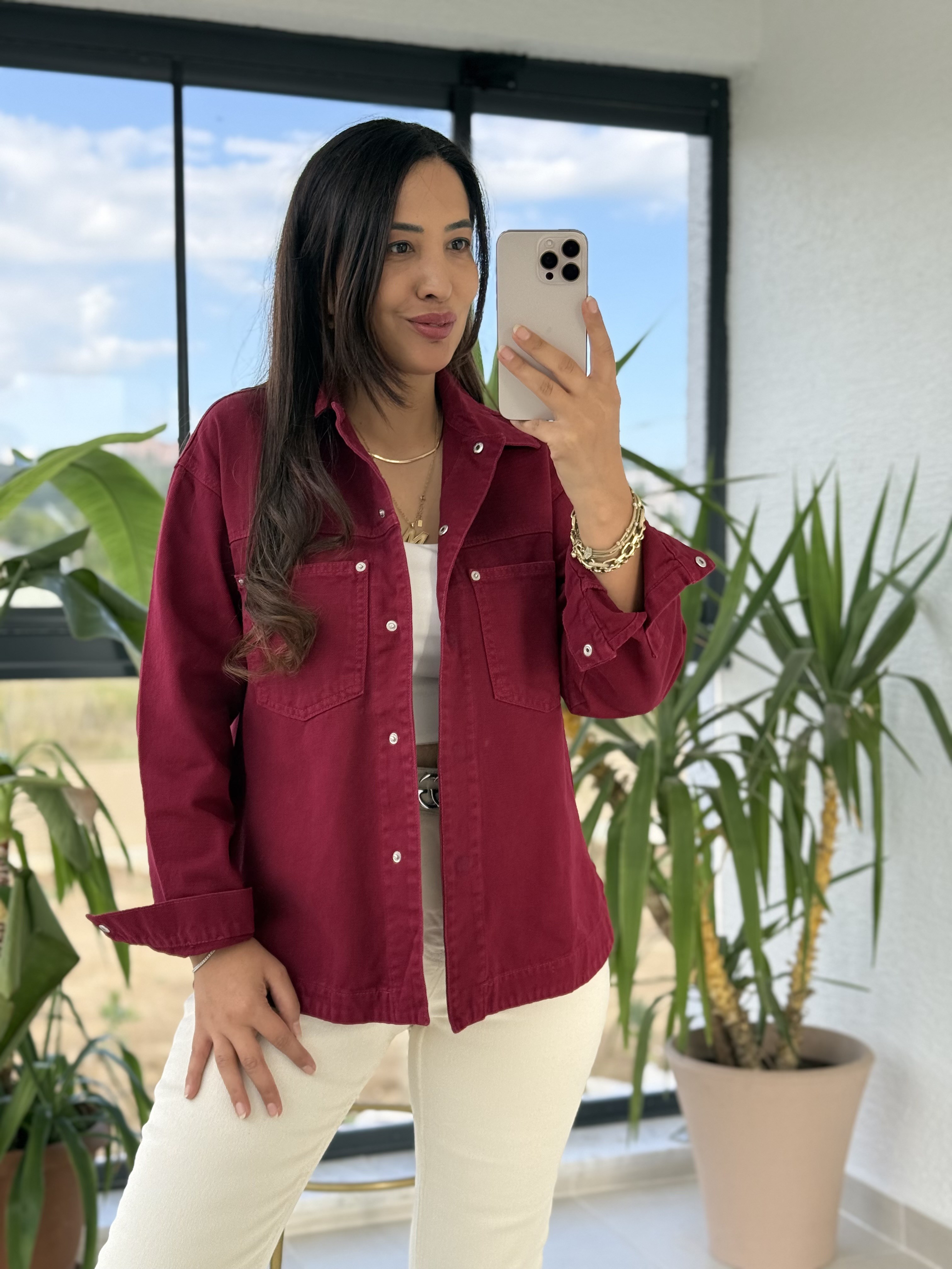 Zra Model Gabardin Ceket Bordo 