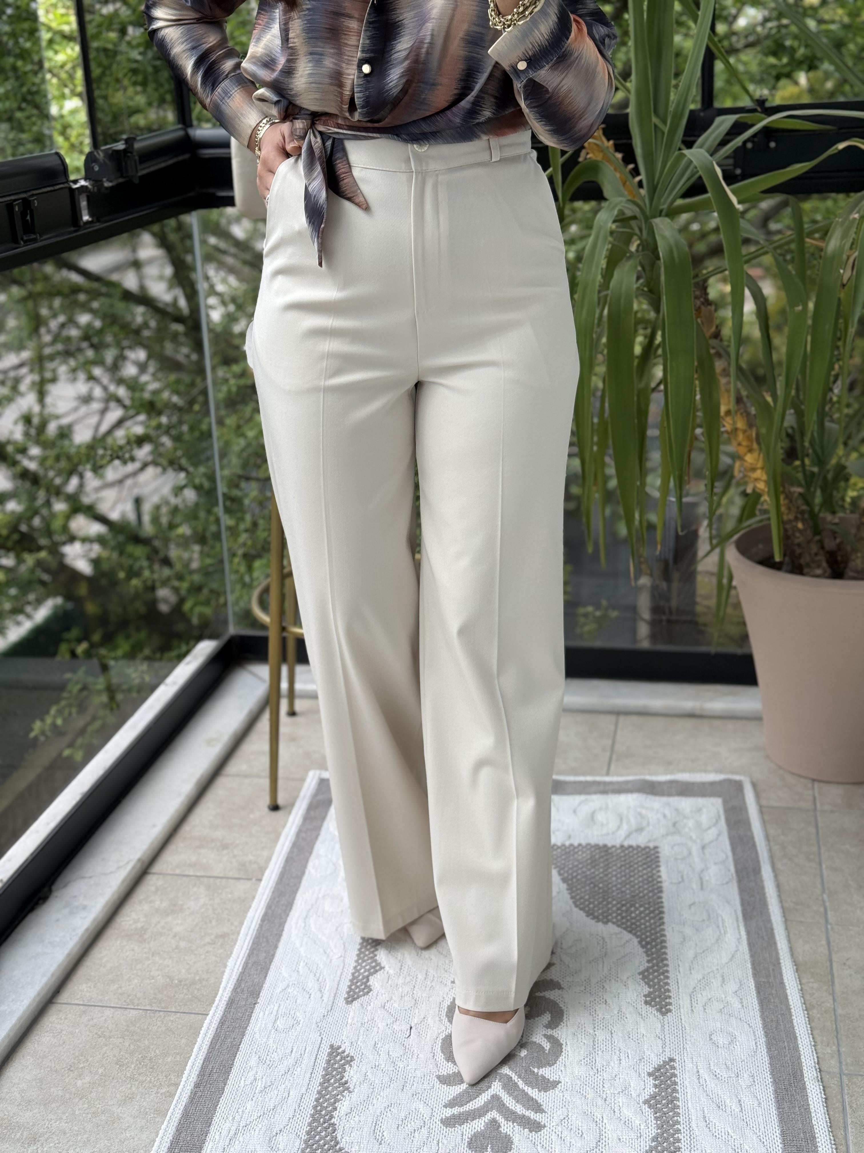 Cepli Palazzo Pantolon Taş