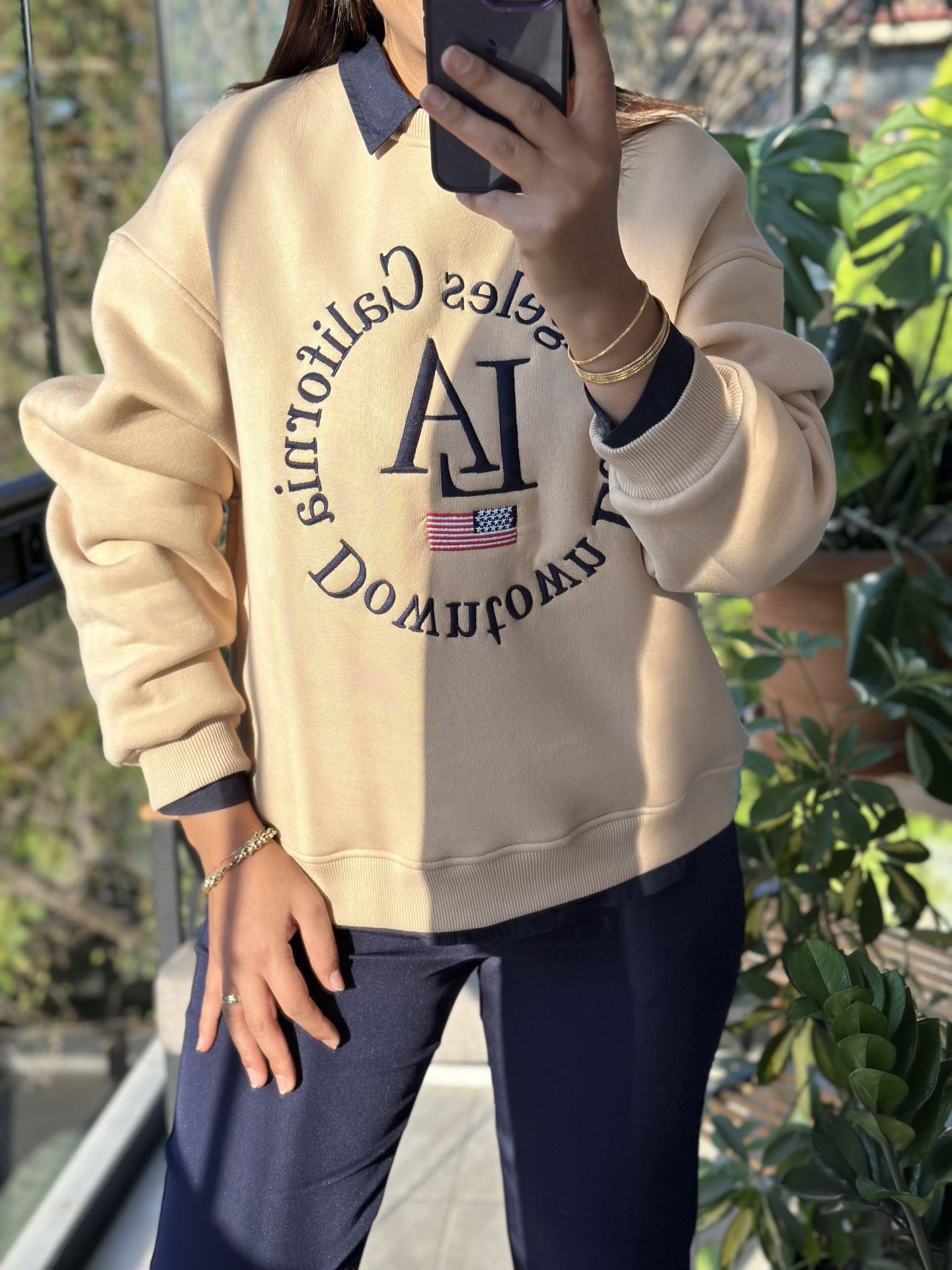 LA Sweatshirt Camel