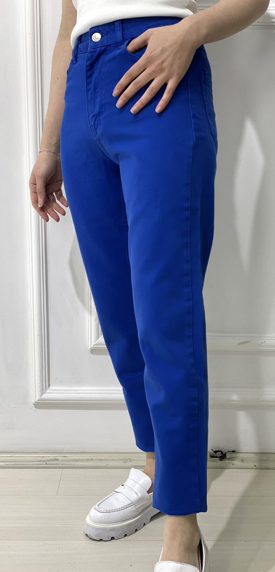 Sax mavi Mom Jean