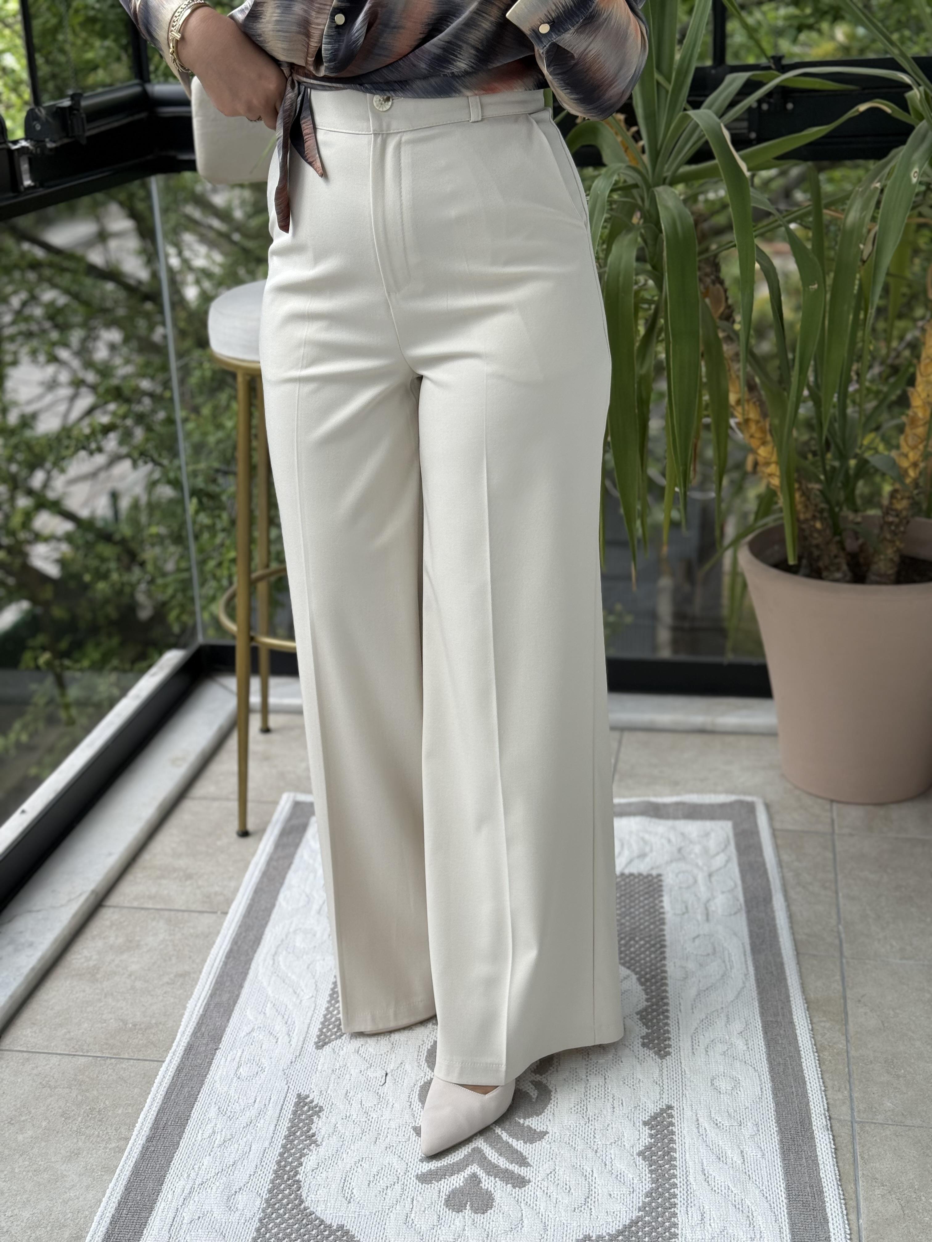 Cepli Palazzo Pantolon Taş