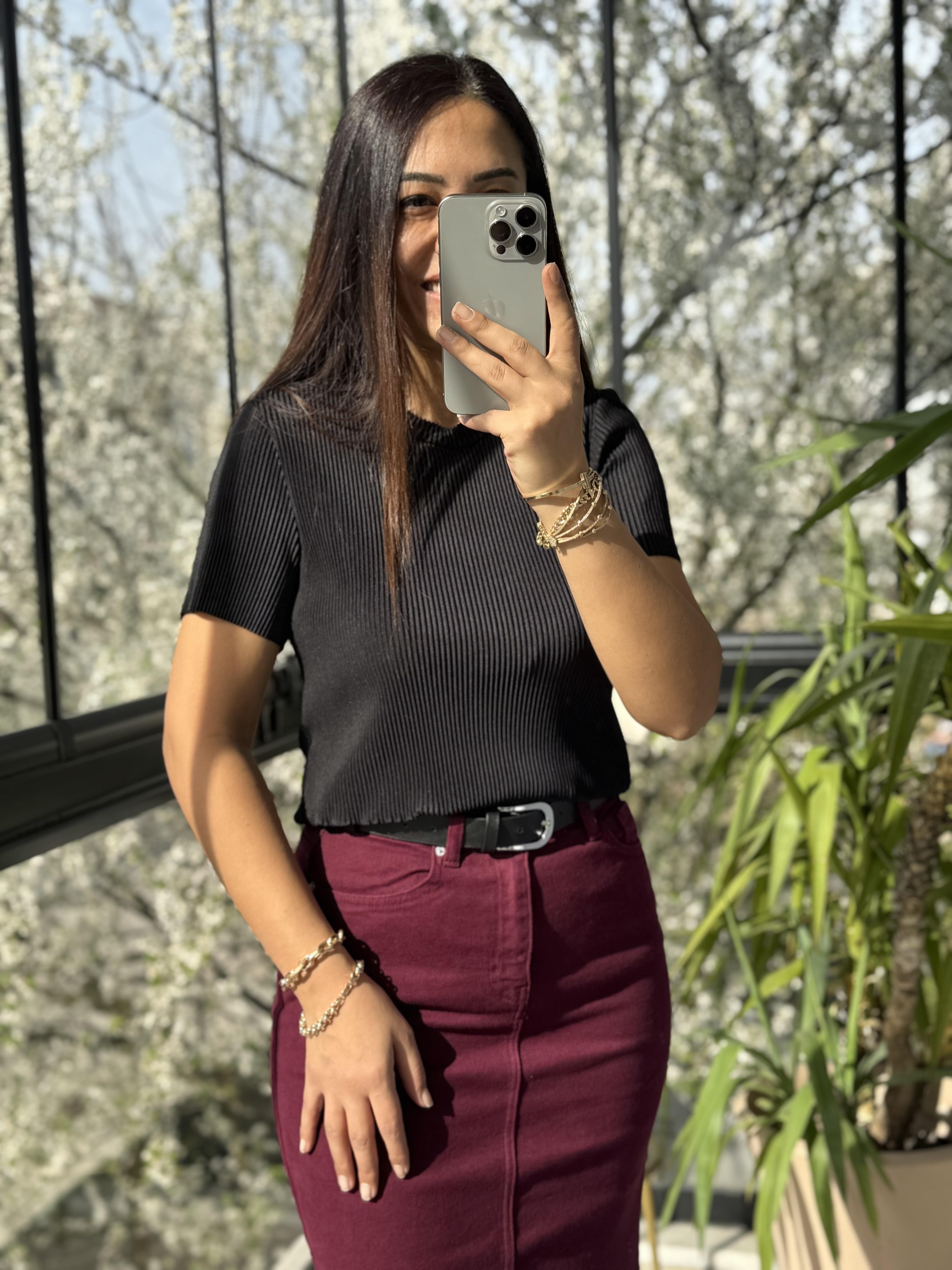 Body Tişört Siyah