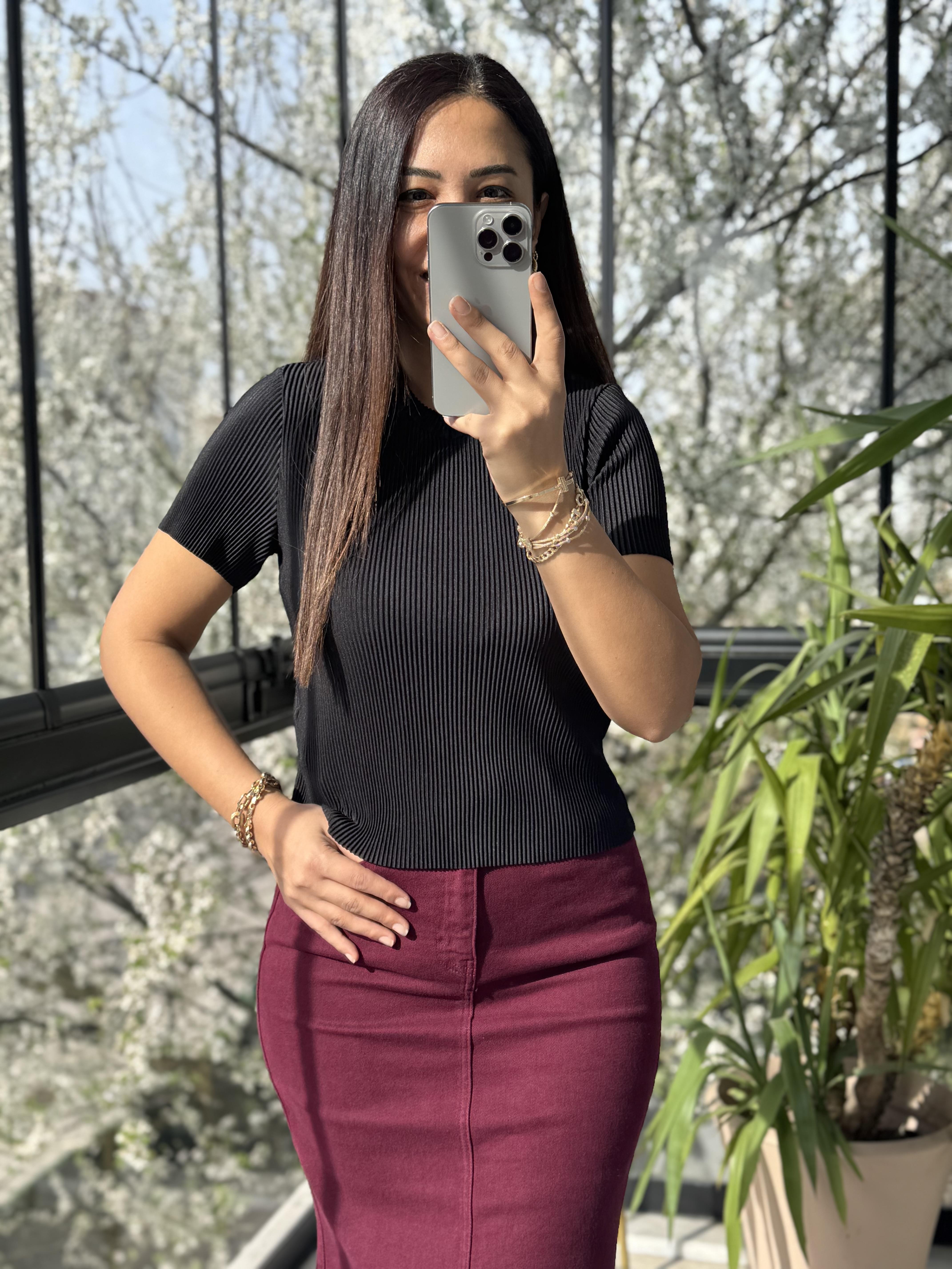 Body Tişört Siyah