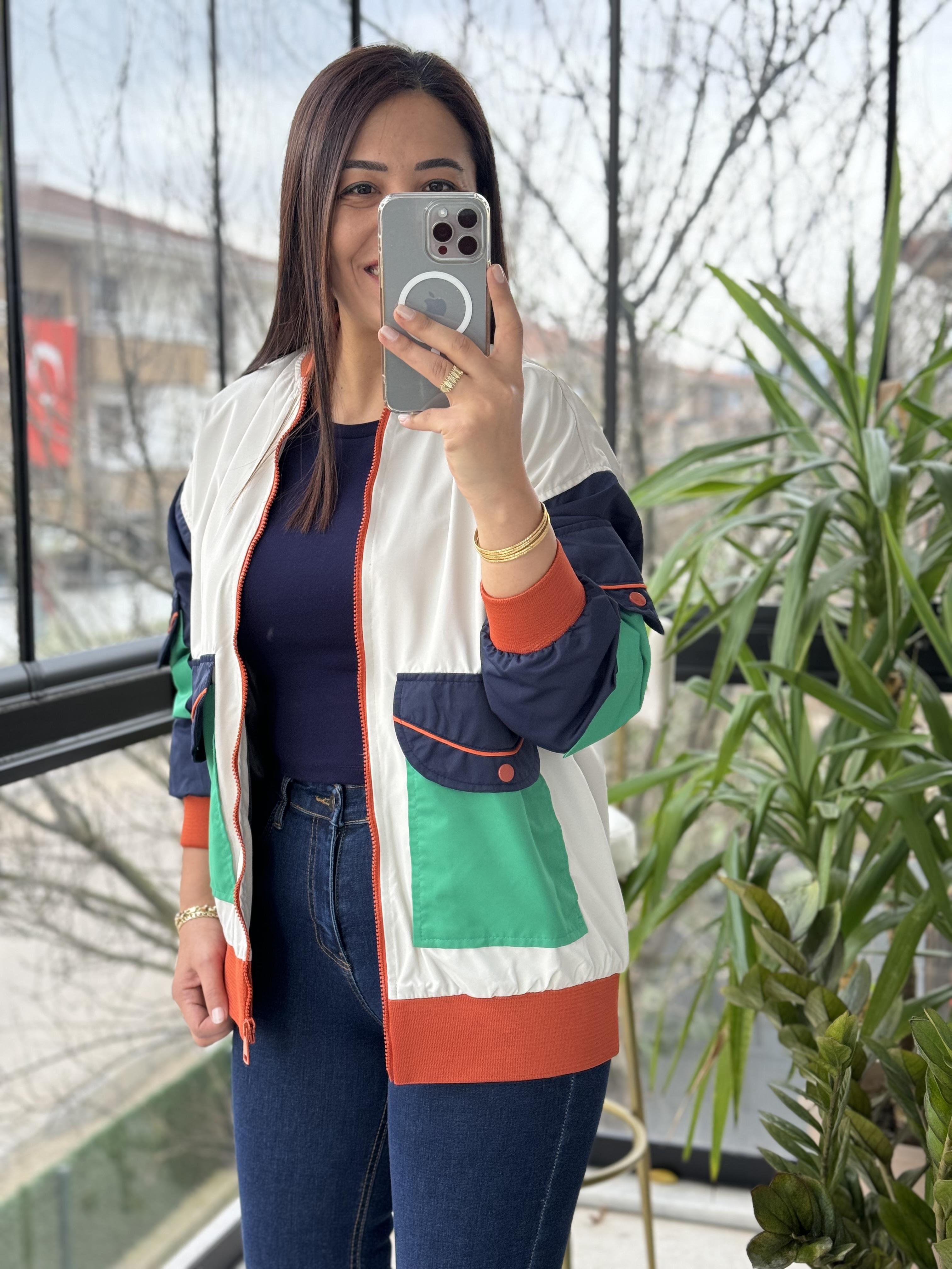 Bomber Ceket Bej