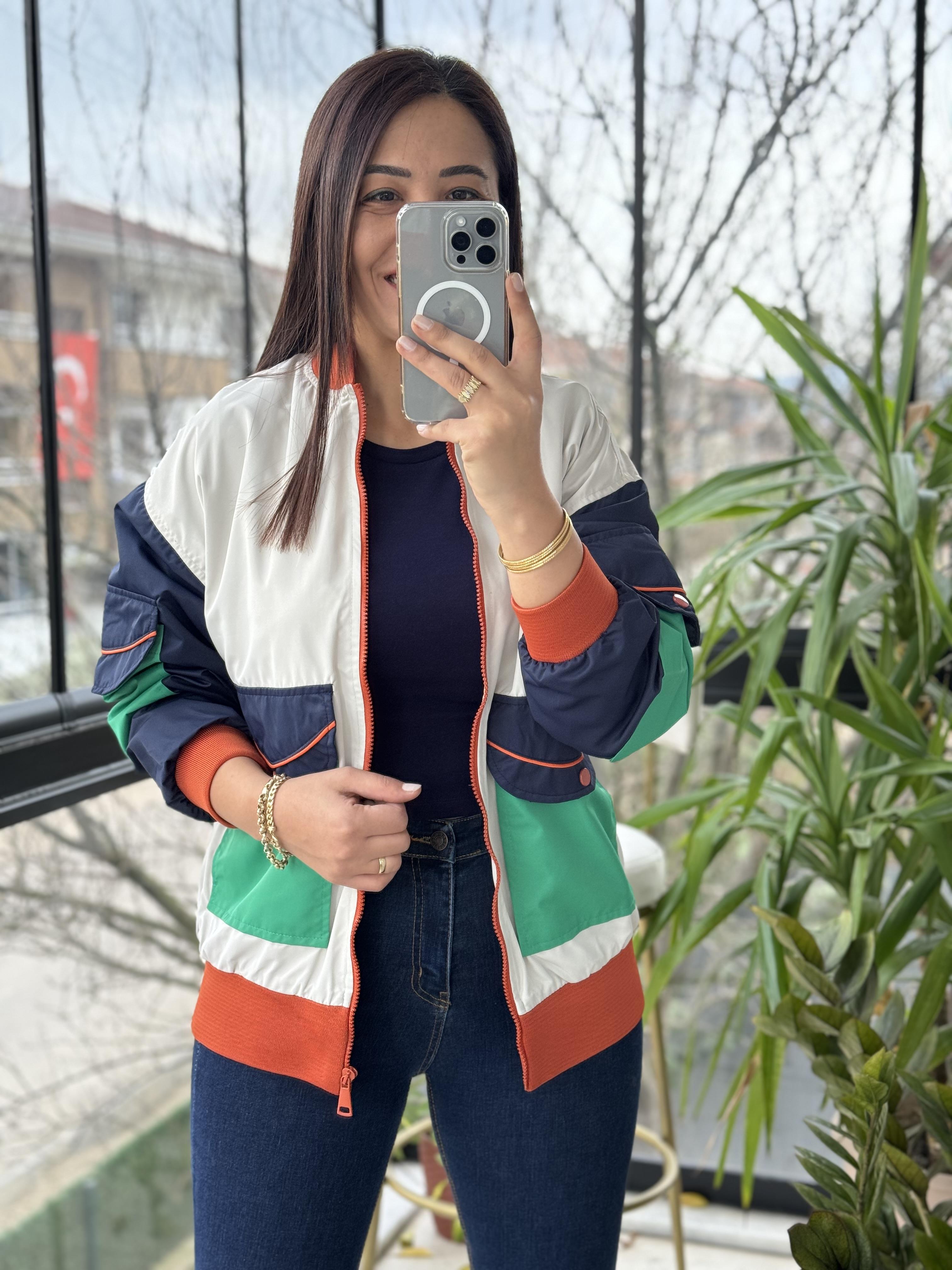 Bomber Ceket Bej