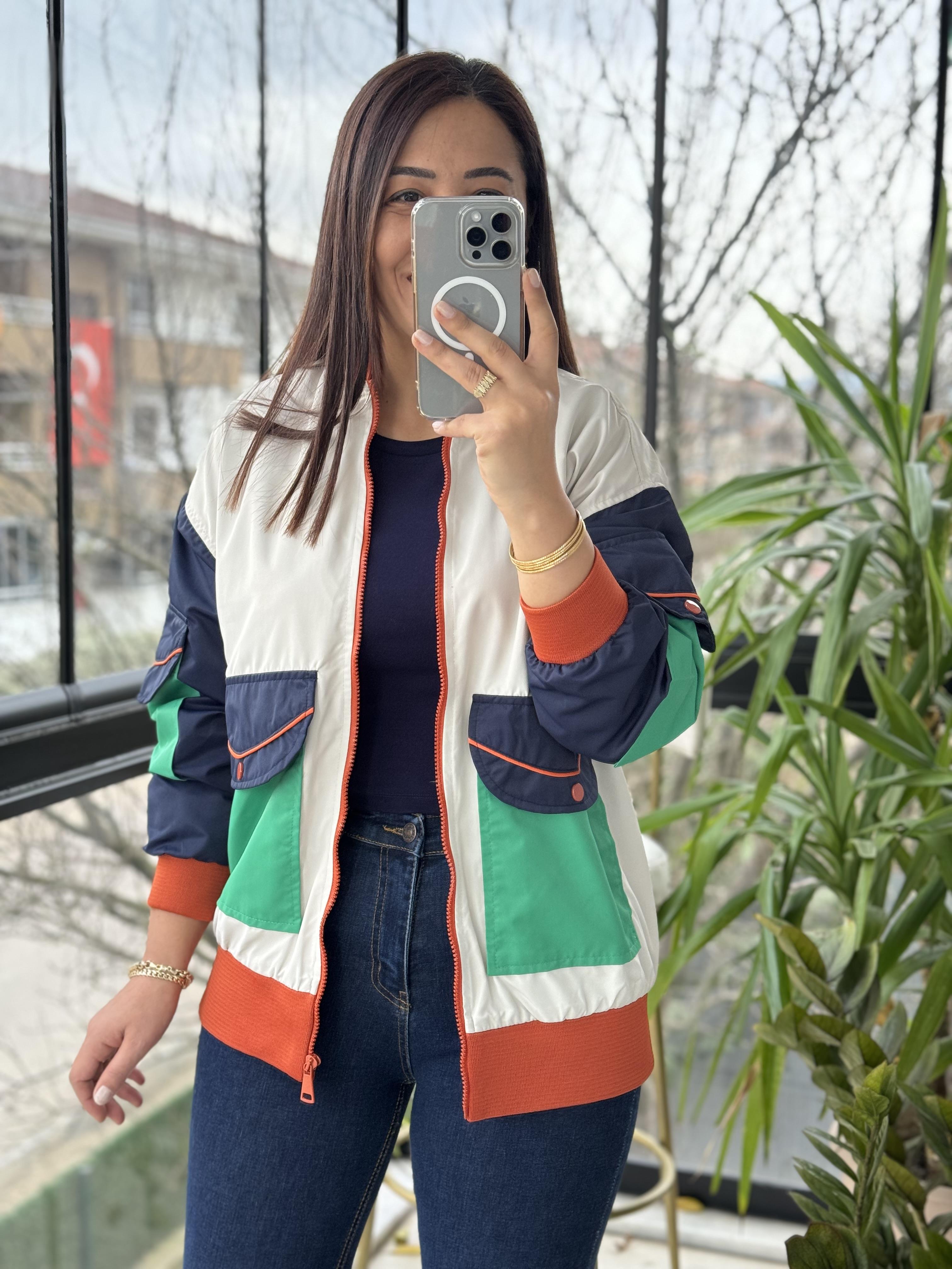 Bomber Ceket Bej