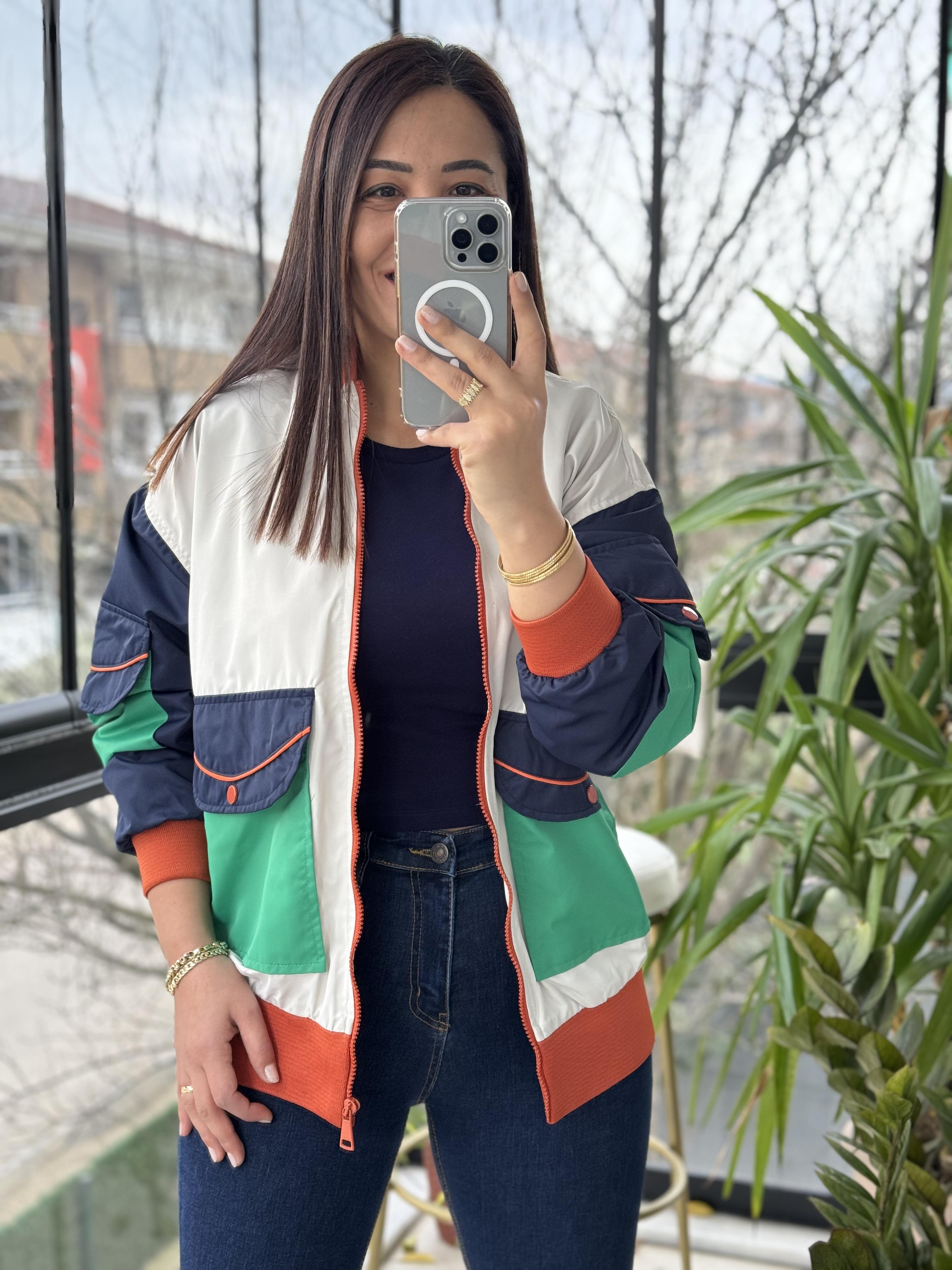 Bomber Ceket Bej