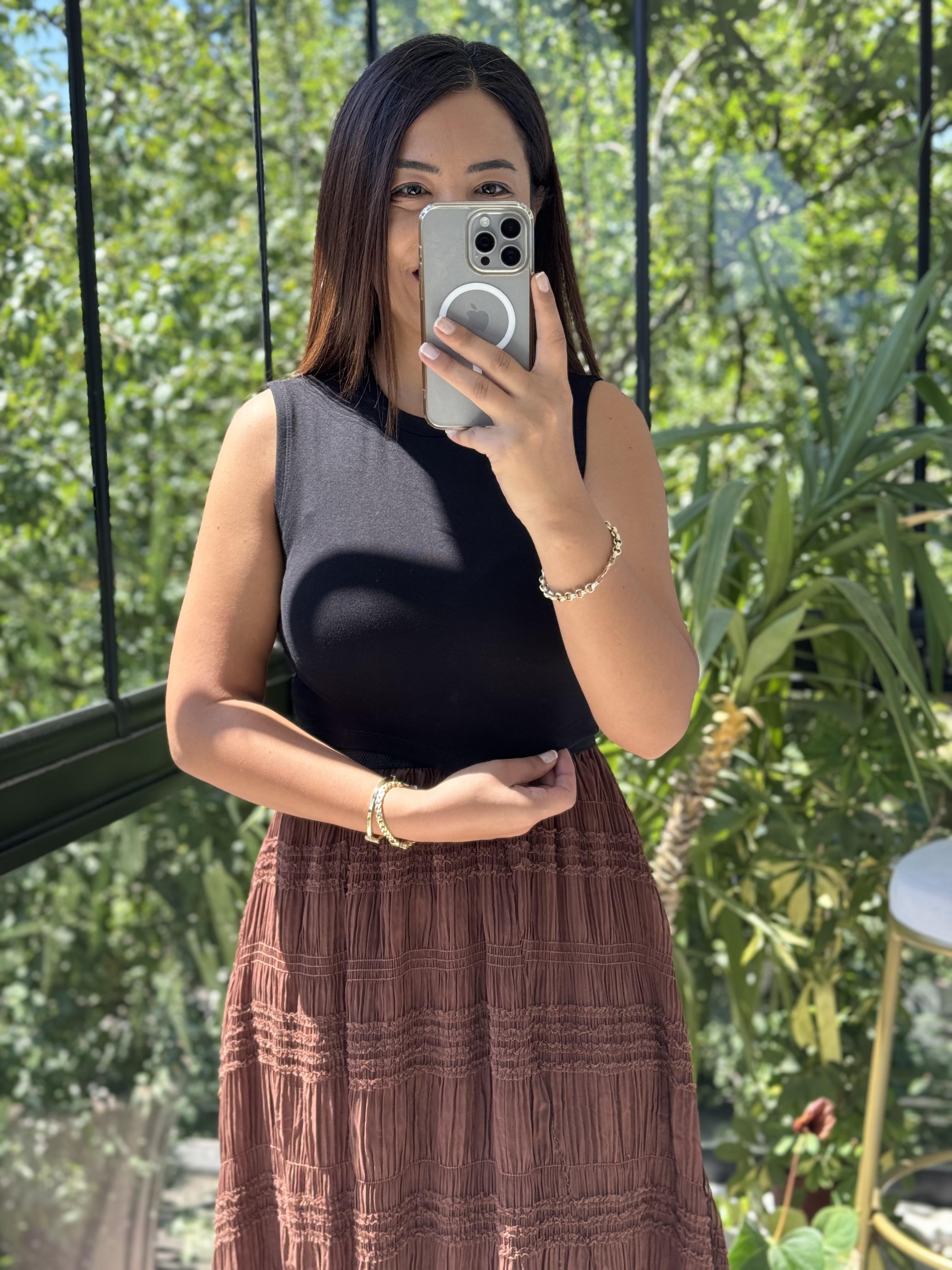 Dilvin Crop Atlet Siyah