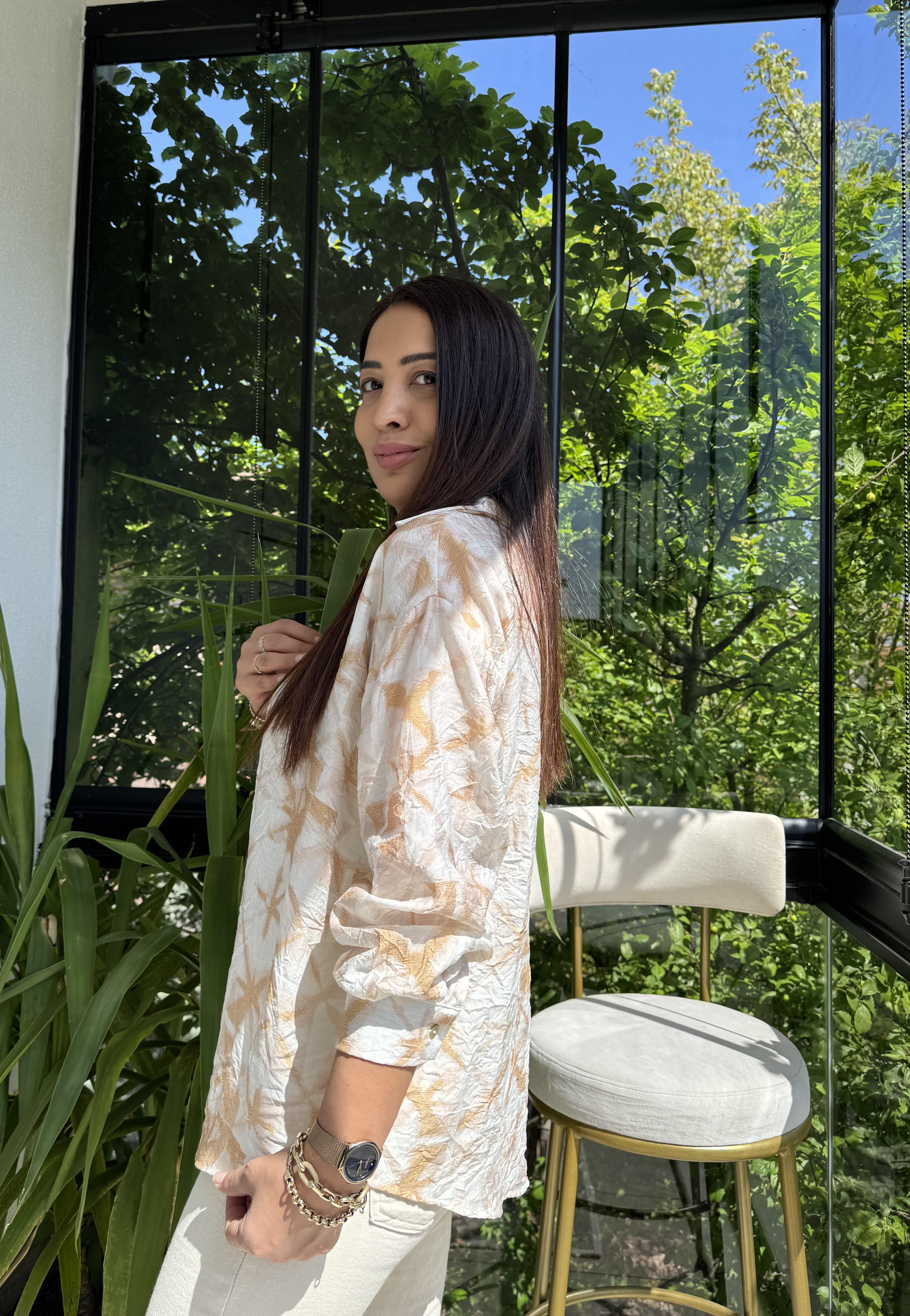 Empirme Gömlek Kahve