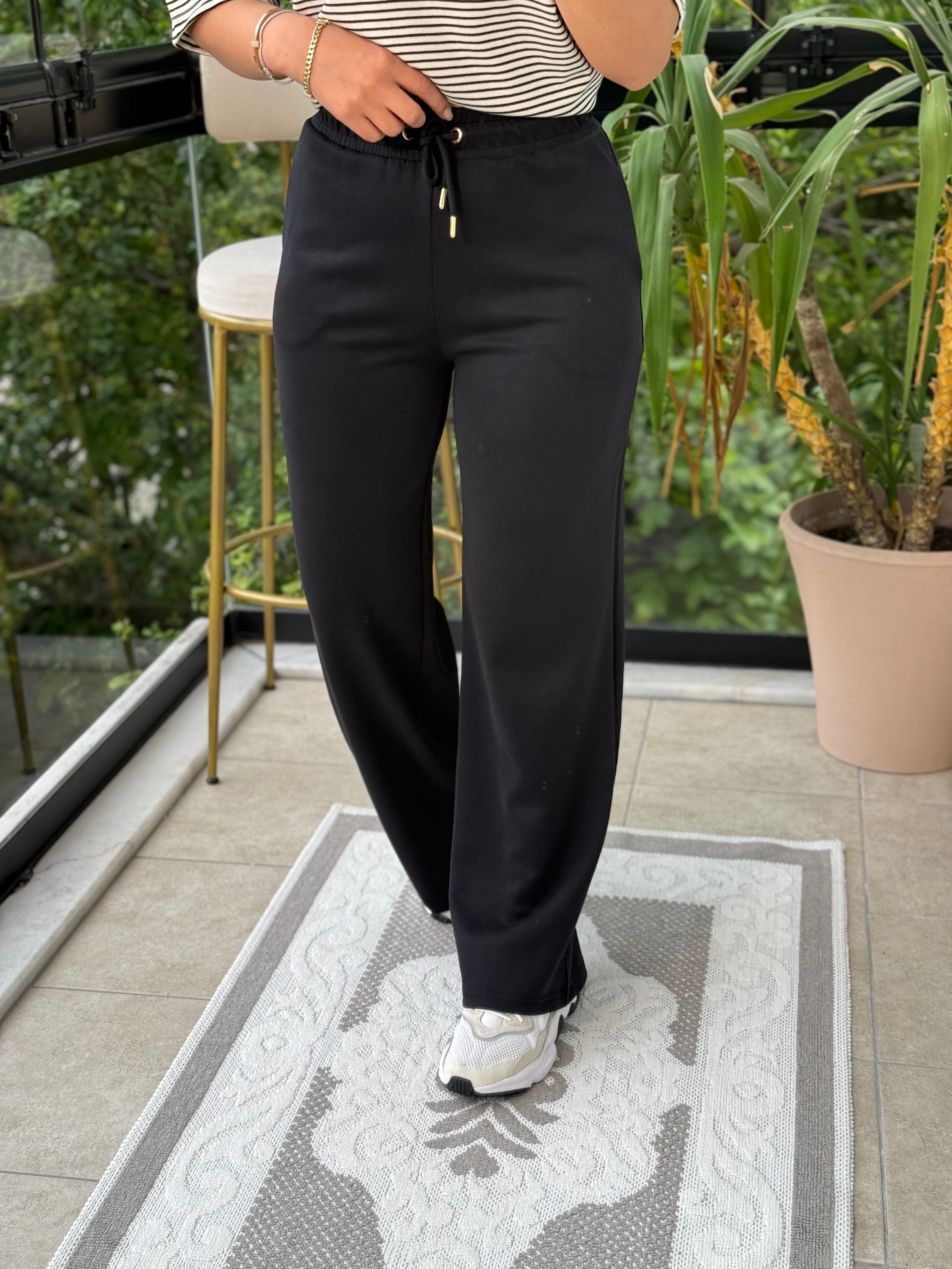 Netwrk Modal Paça Pantalon Siyah