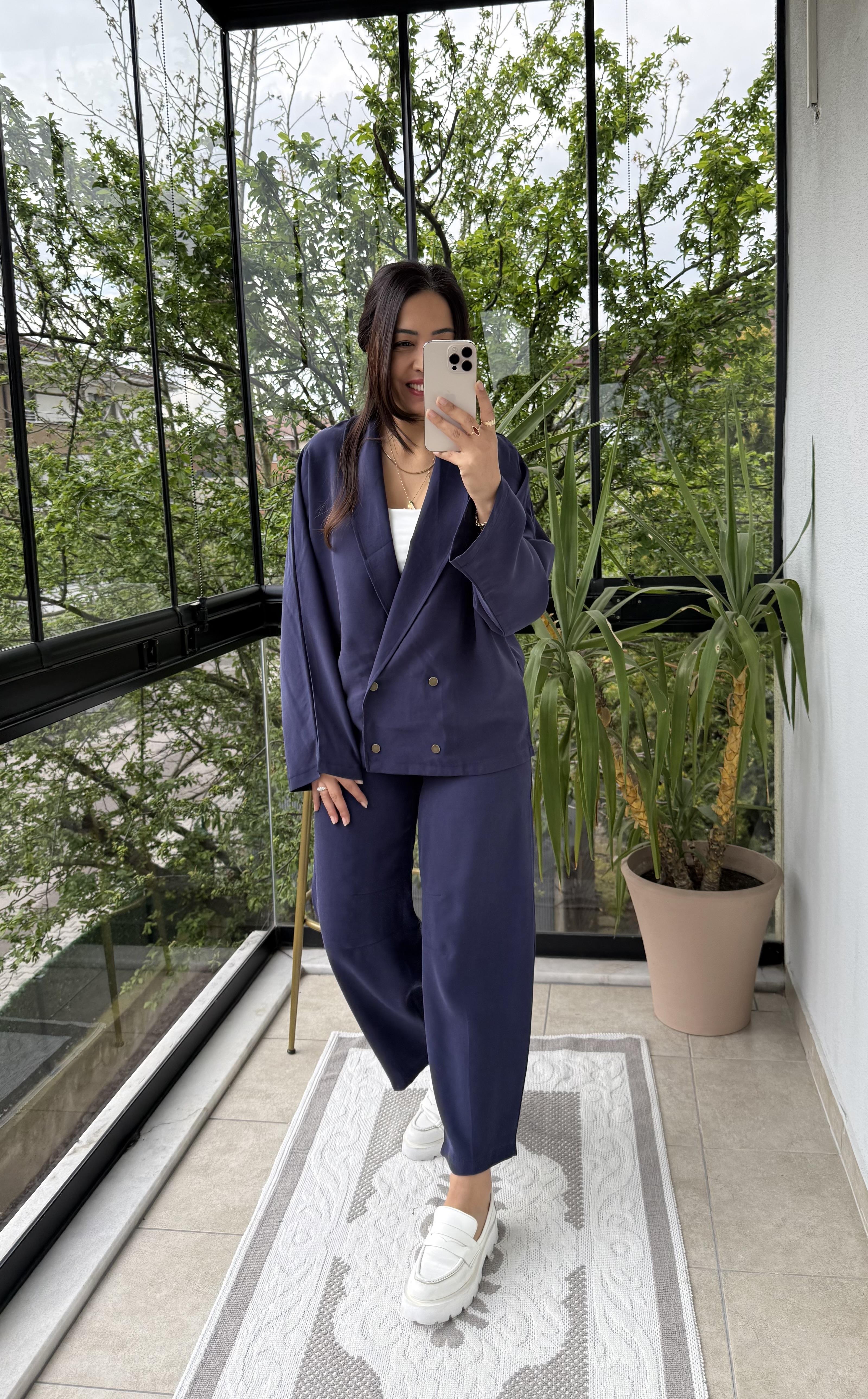 Armani Model Takım Lacivert
