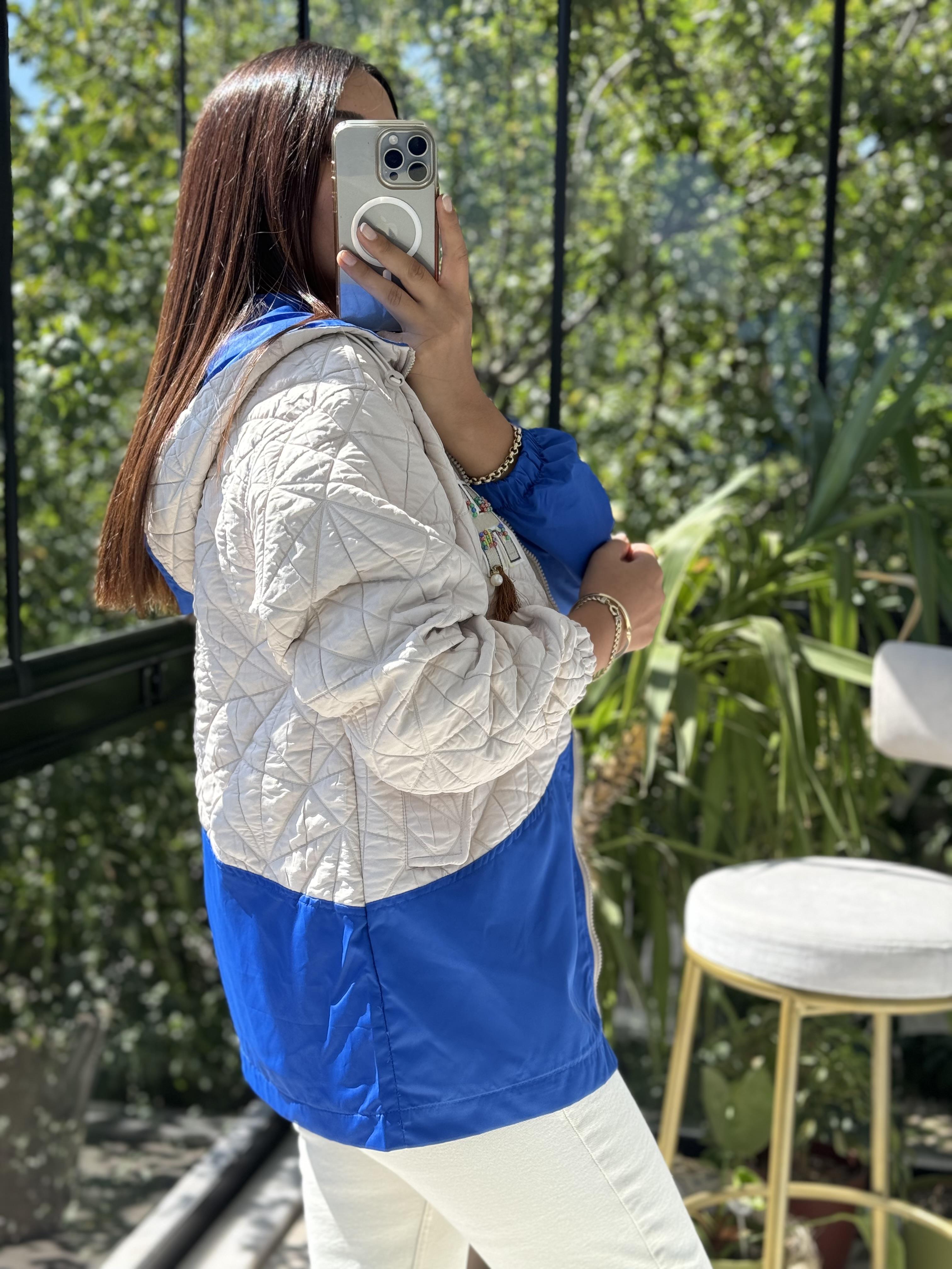 Garnili Yağmurluk Bej