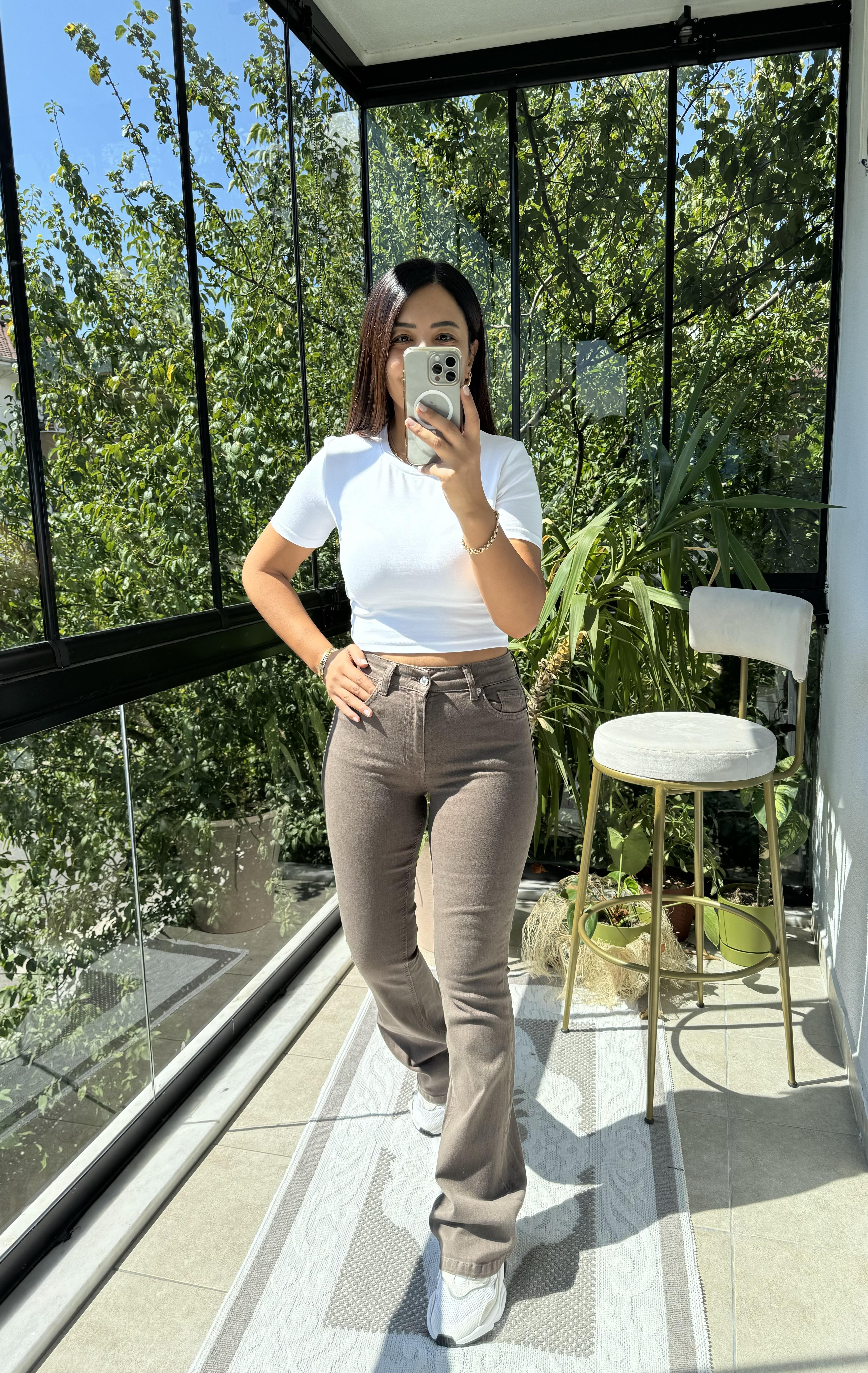 İspanyol Paça Jean Vizon (Toprak)