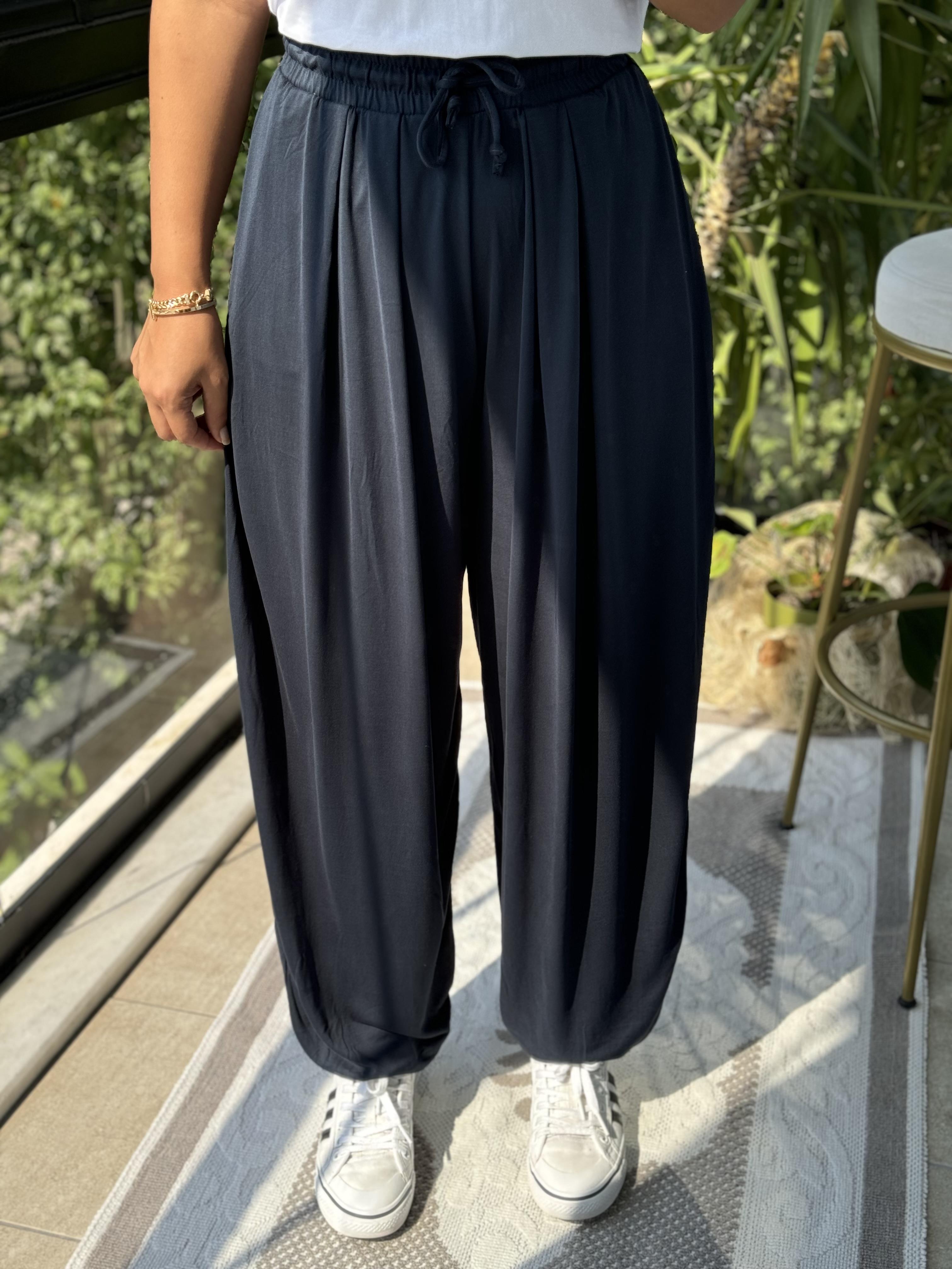 Modal Şalvar Pantolon Lacivert