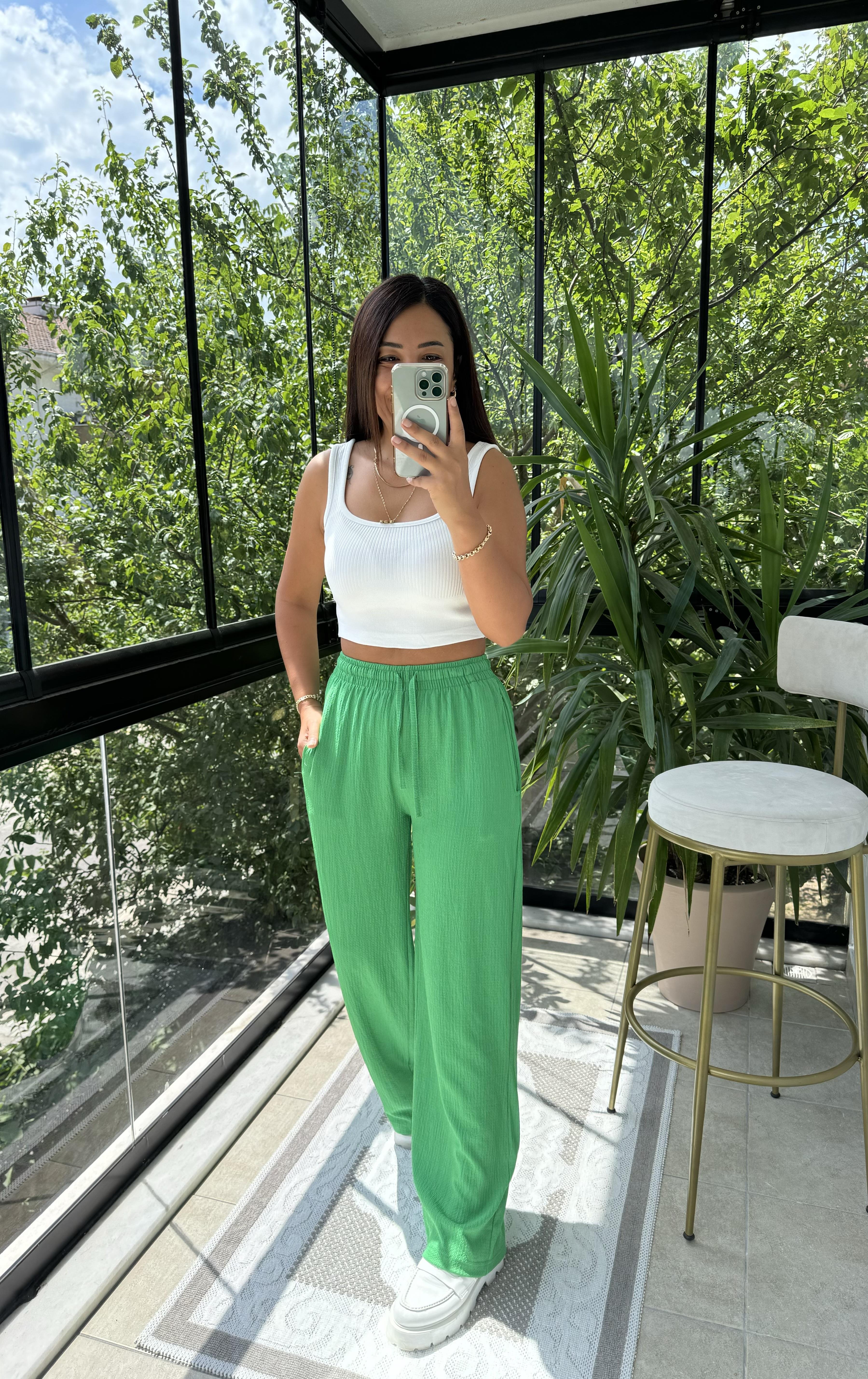 Orjinal Marka Palazzo Kumaş Pantolon