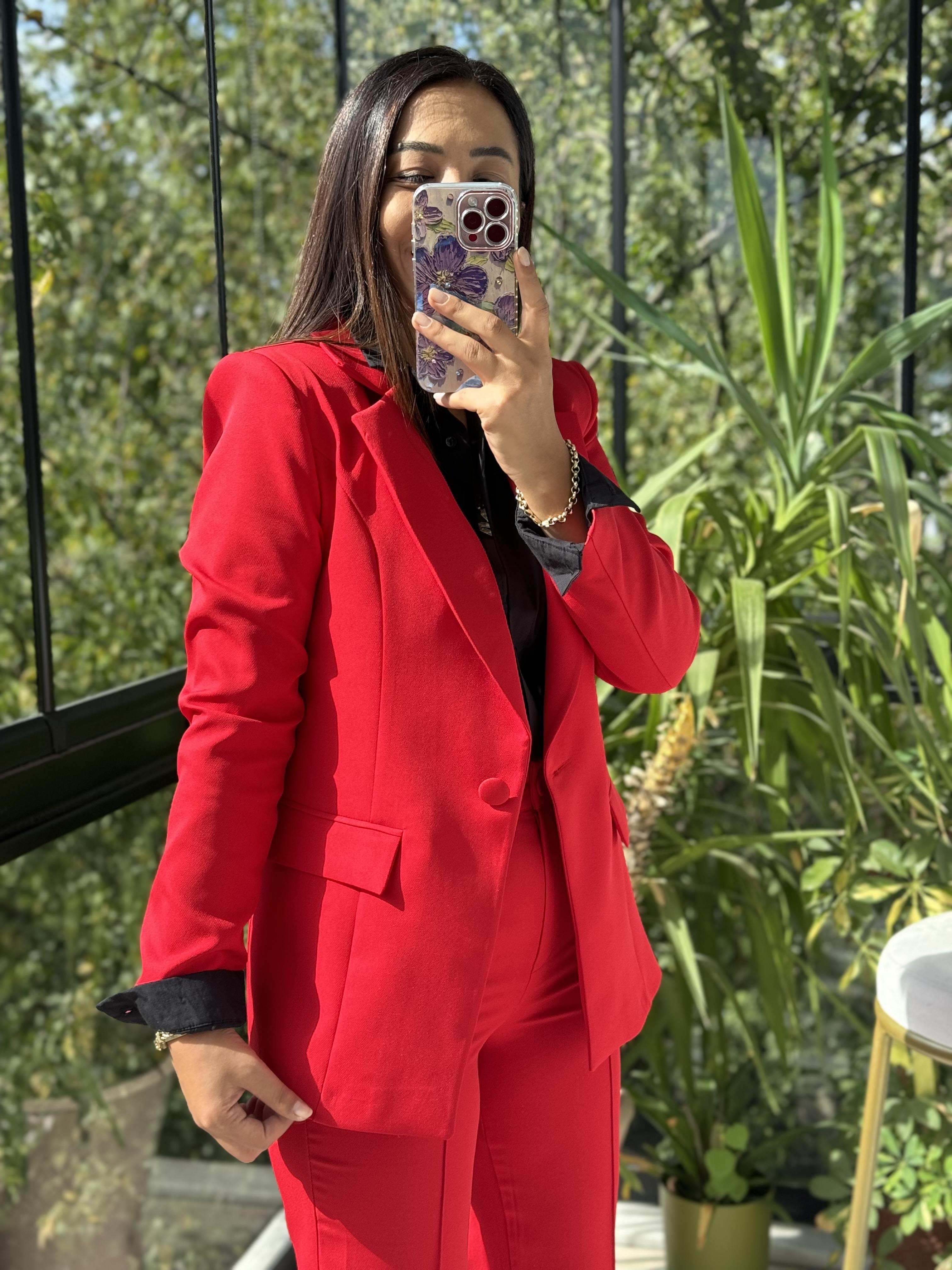 Takım Elbise Kırmızı